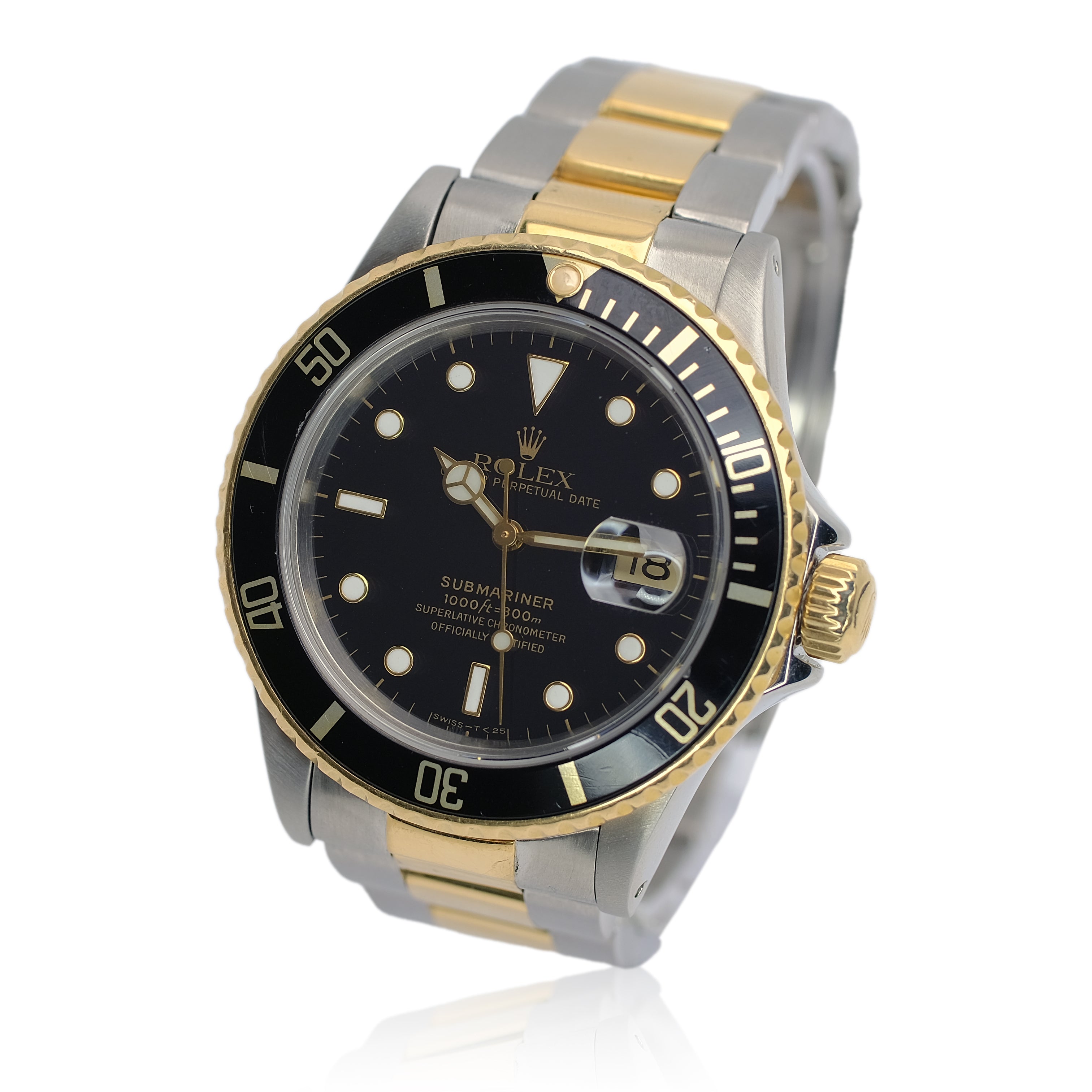 Rolex Submariner Black Dial Oyster Band YR-1987 16803 Box&Paper - Luxuriant Concierge