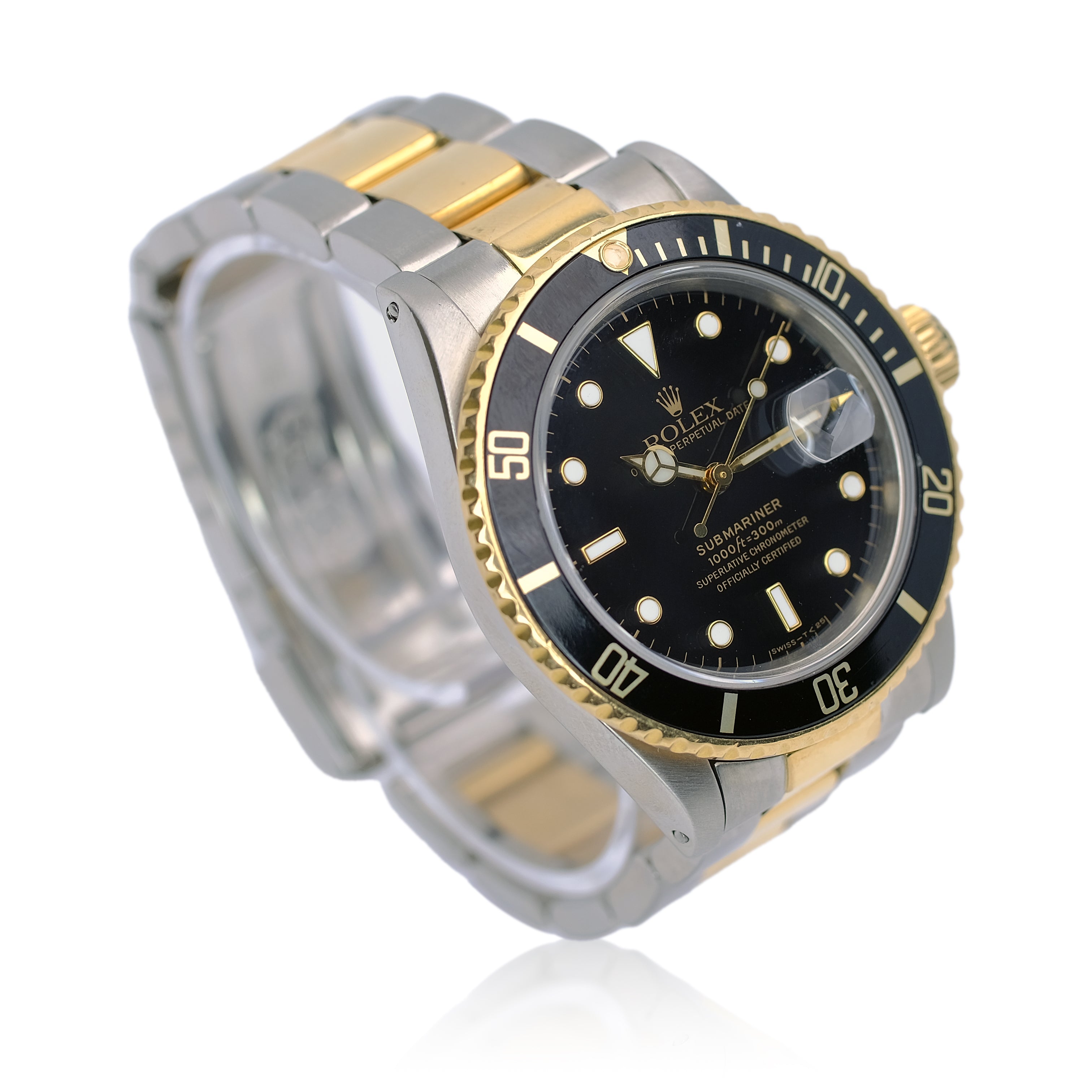 Rolex Submariner Black Dial Oyster Band YR-1987 16803 Box&Paper - Luxuriant Concierge