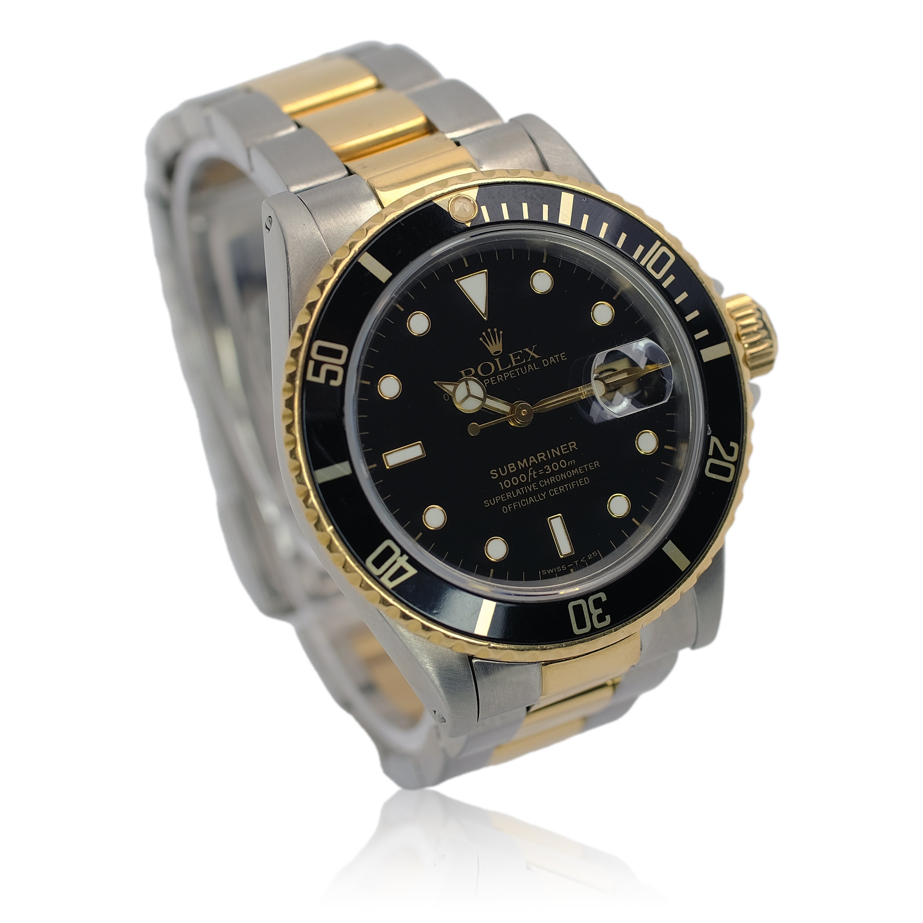 Rolex Submariner Black Dial Oyster Band YR-1987 16803 Box&Paper - Luxuriant Concierge