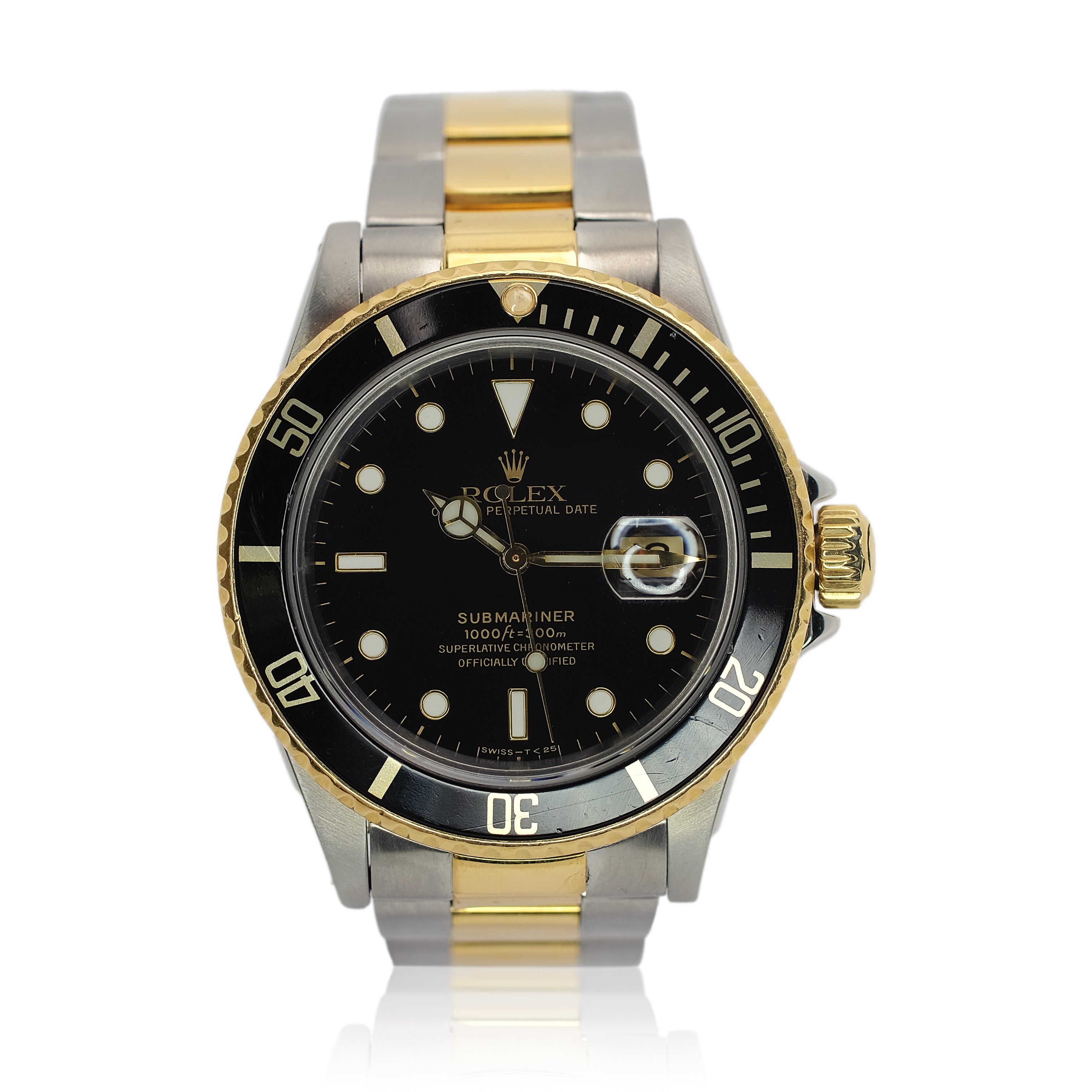 Rolex Submariner Black Dial Oyster Band YR-1987 16803 Box&Paper - Luxuriant Concierge