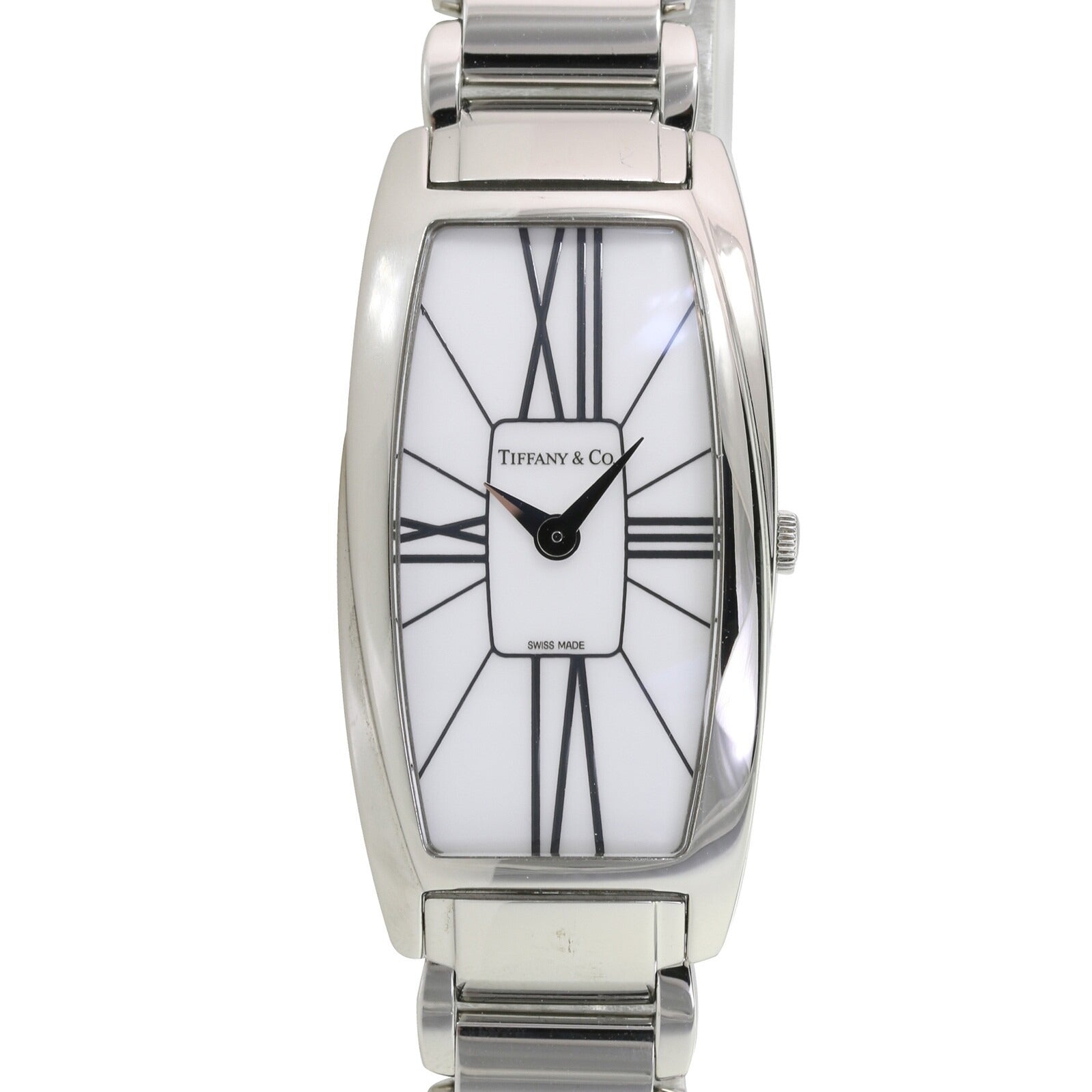 Tiffany & Co. Ladies Gemea Watch White Roman numeral Dial Stainless Steel - Luxuriant Concierge