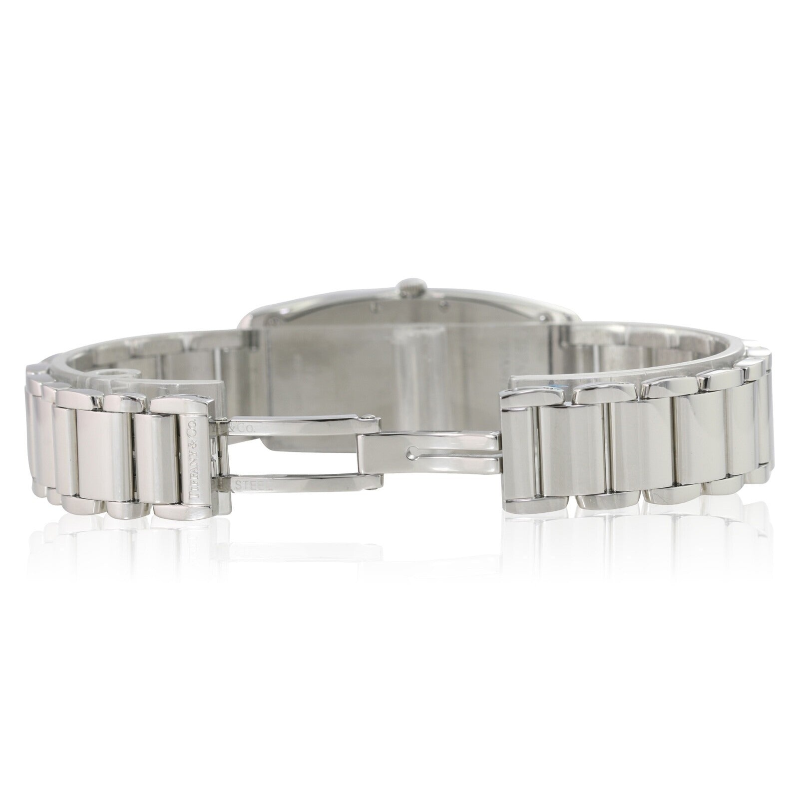 Tiffany & Co. Ladies Gemea Watch White Roman numeral Dial Stainless Steel - Luxuriant Concierge