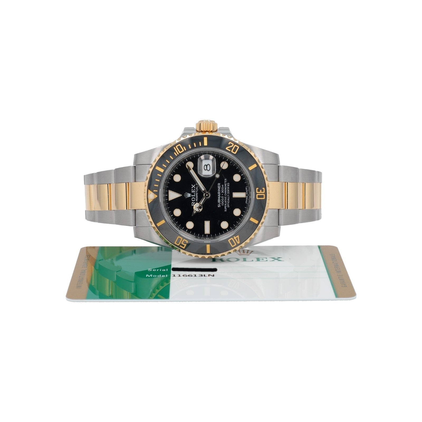Rolex Submariner 116613LN Black Dial Bezel Two-Tone Oyster 40mm Men's Watch - Luxuriant Concierge