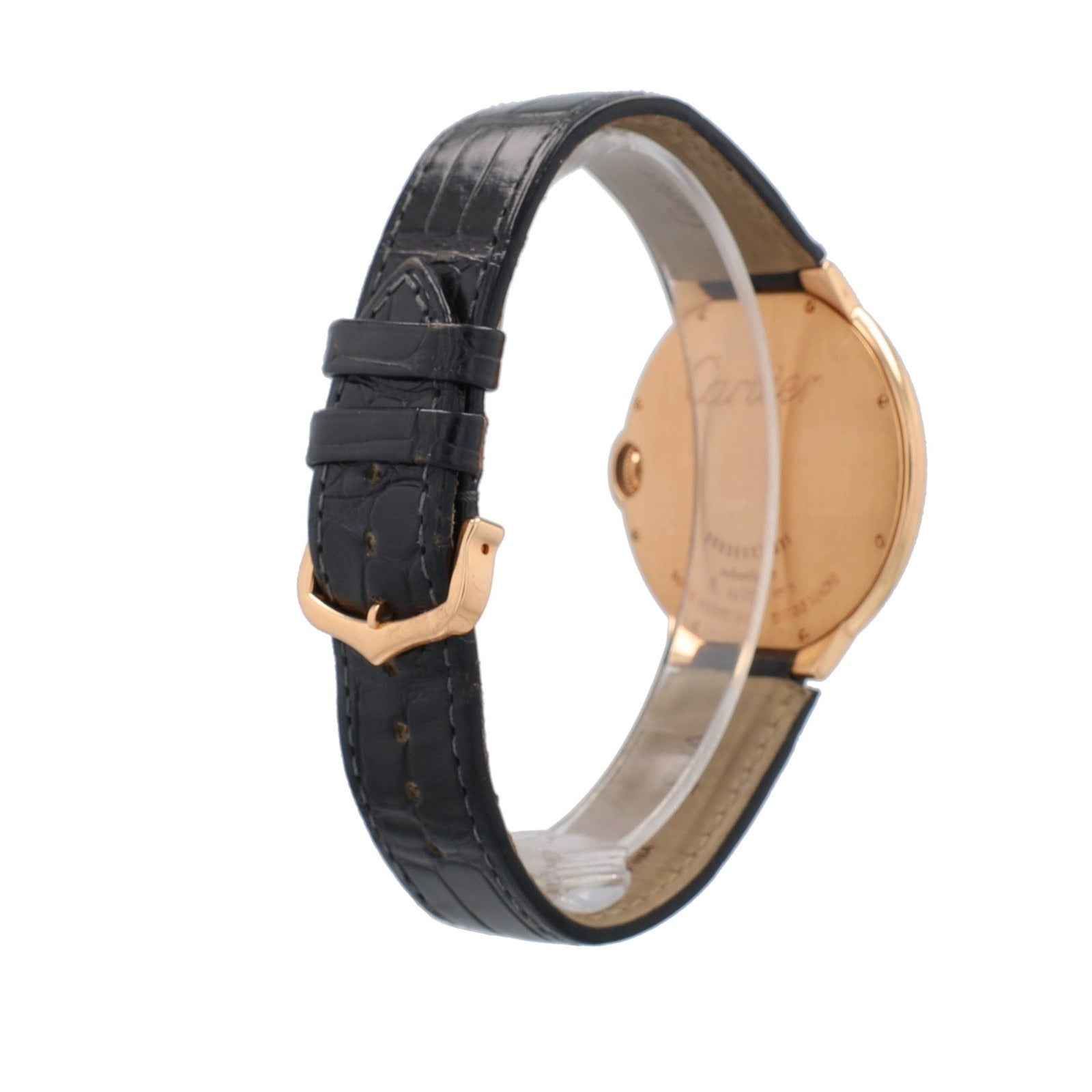 Cartier Ballon Blue W6920089 18K Solid Rose Gold Roman Dial Unisex 40mm Watch - Luxuriant Concierge