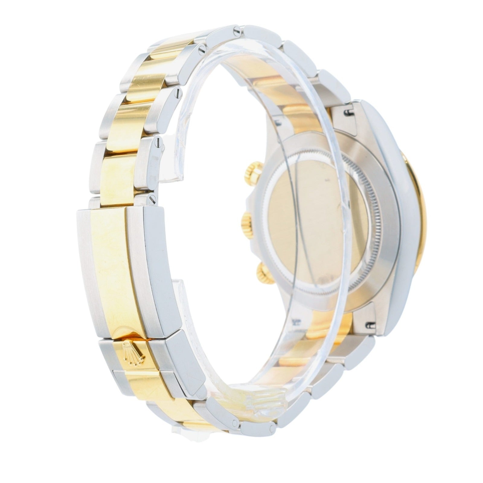 Rolex Mens Daytona 116503 TwoTone SS Tahitian MOP Diamond Dial Watch w/Box&Cert - Luxuriant Concierge