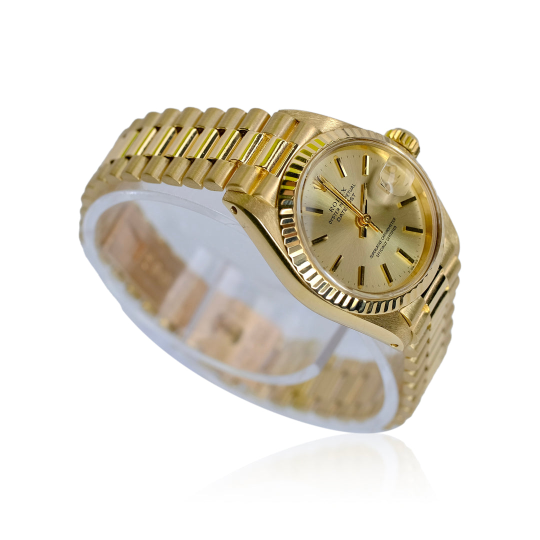 Rolex Datejust Champagne Index President Band 6917 - Luxuriant Concierge