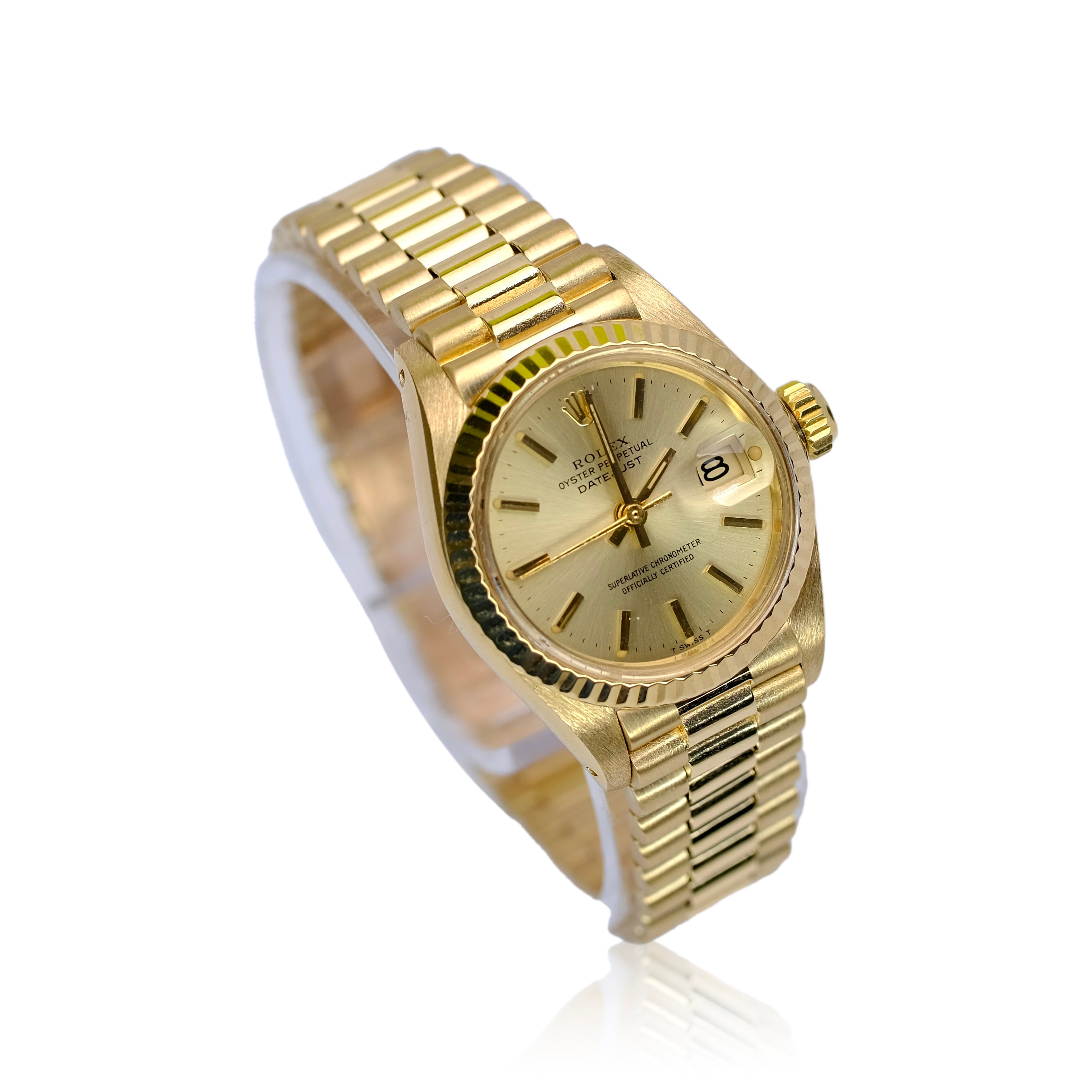 Rolex Datejust Champagne Index President Band 6917 - Luxuriant Concierge