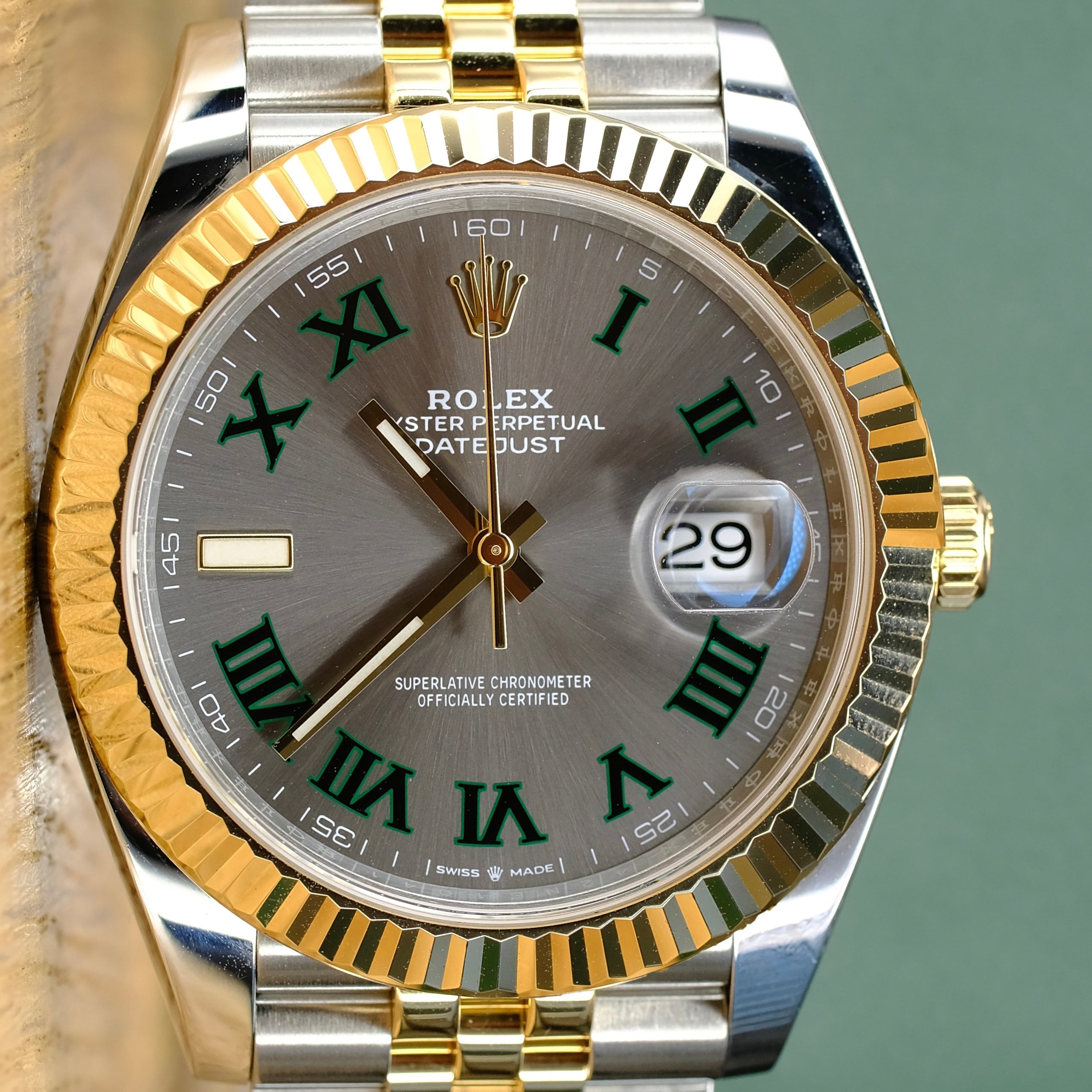 Rolex Datejust II Silver Index Dial Jubilee Band 126333 - Luxuriant Concierge