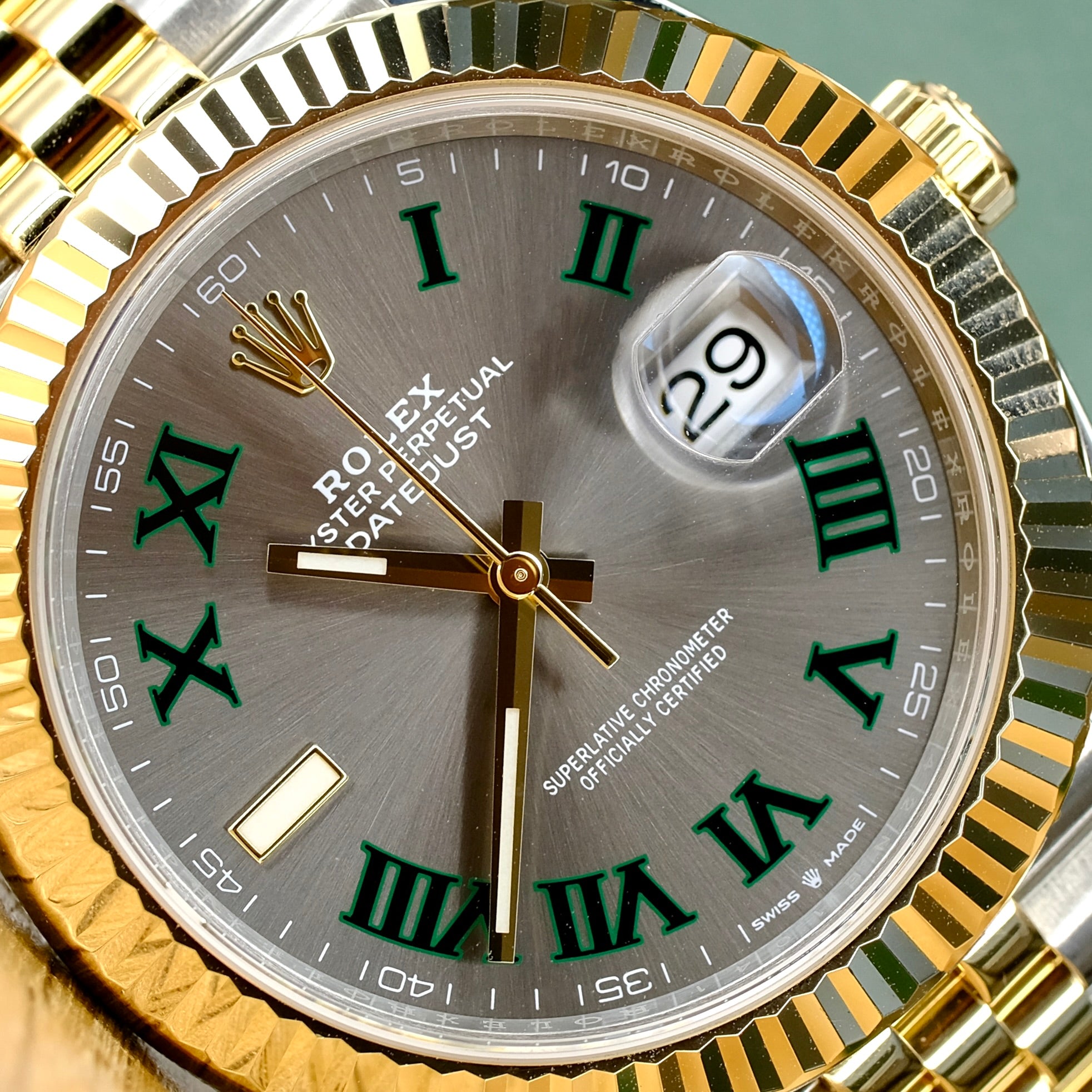 Rolex Datejust II Silver Index Dial Jubilee Band 126333 - Luxuriant Concierge