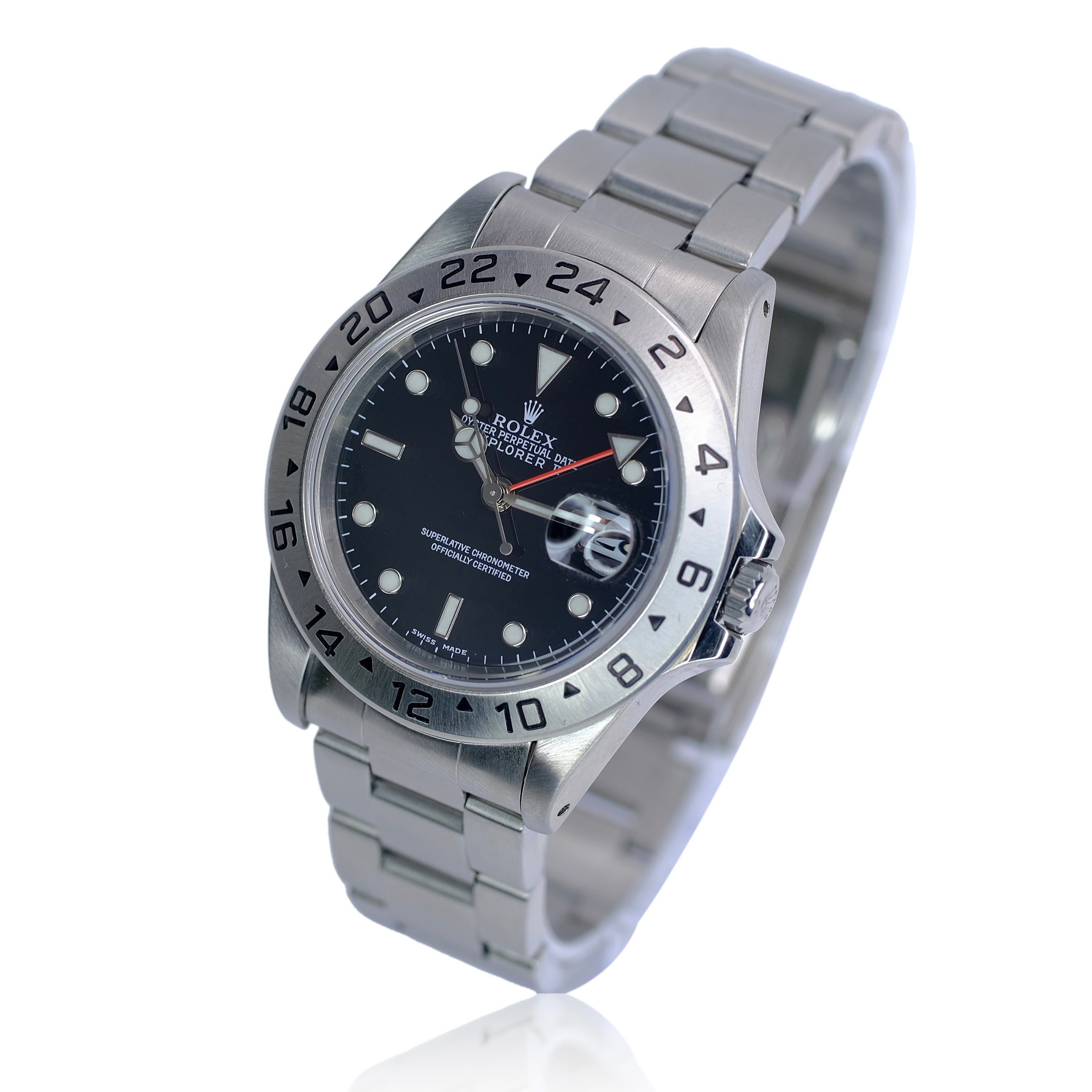 Rolex Explorer II Black Dial Oyster Band Watch 16570 YR-2003 BOX & PAPER - Luxuriant Concierge