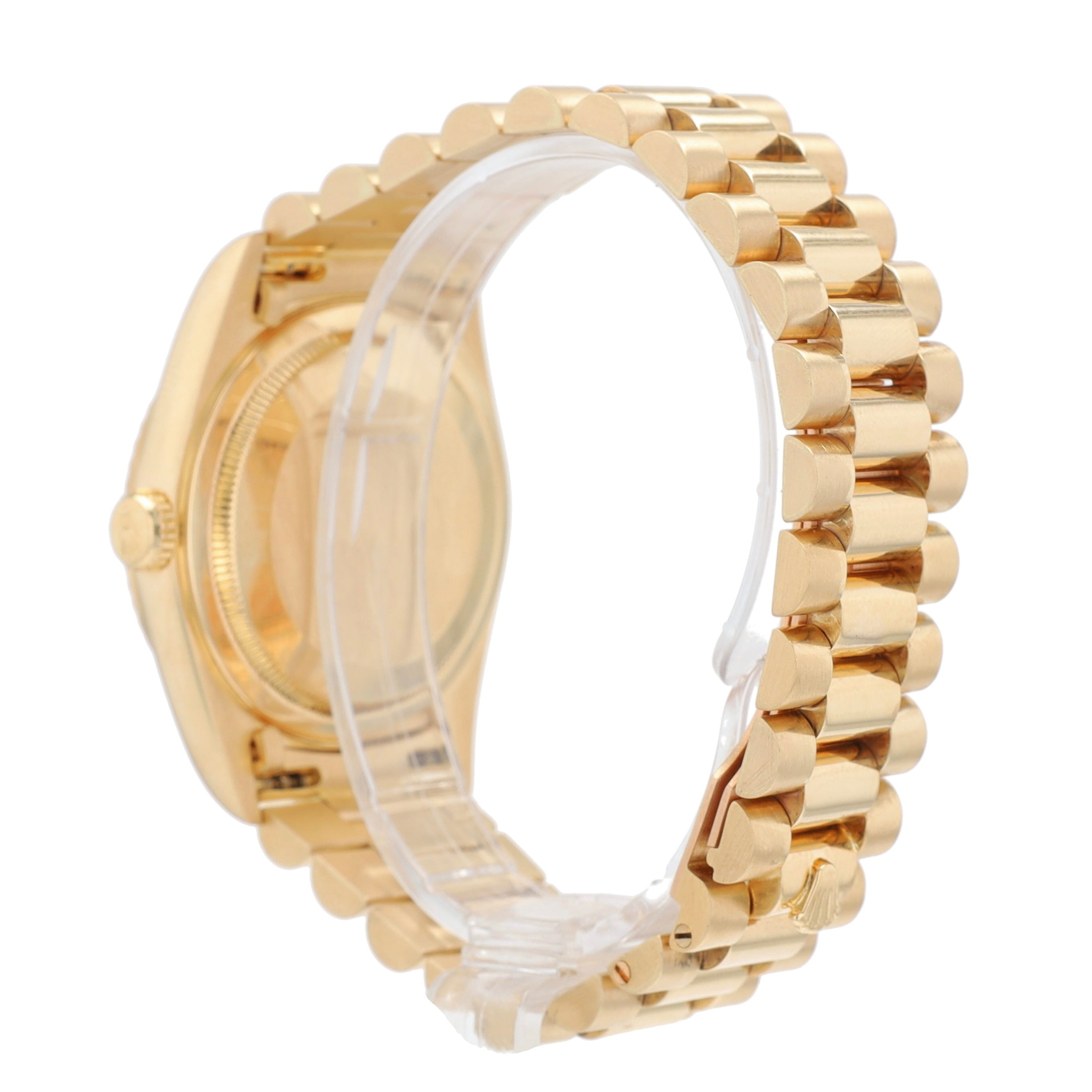 Rolex Day-Date 18238 36mm White Roman Dial Fluted Bezel President Band