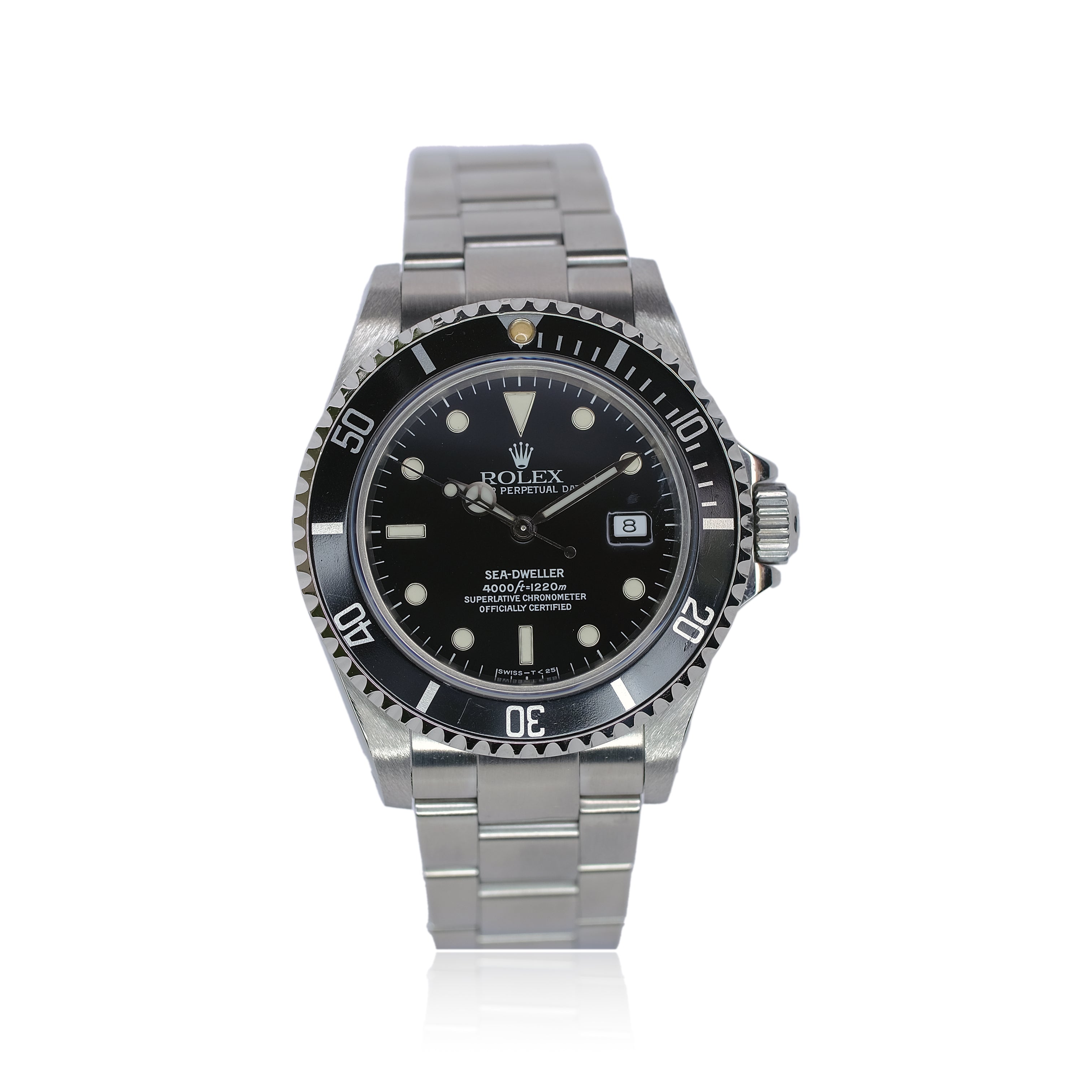 Rolex Sea-Dweller Black Dial Oyster Band SEL YR-1994 16600 - Luxuriant Concierge