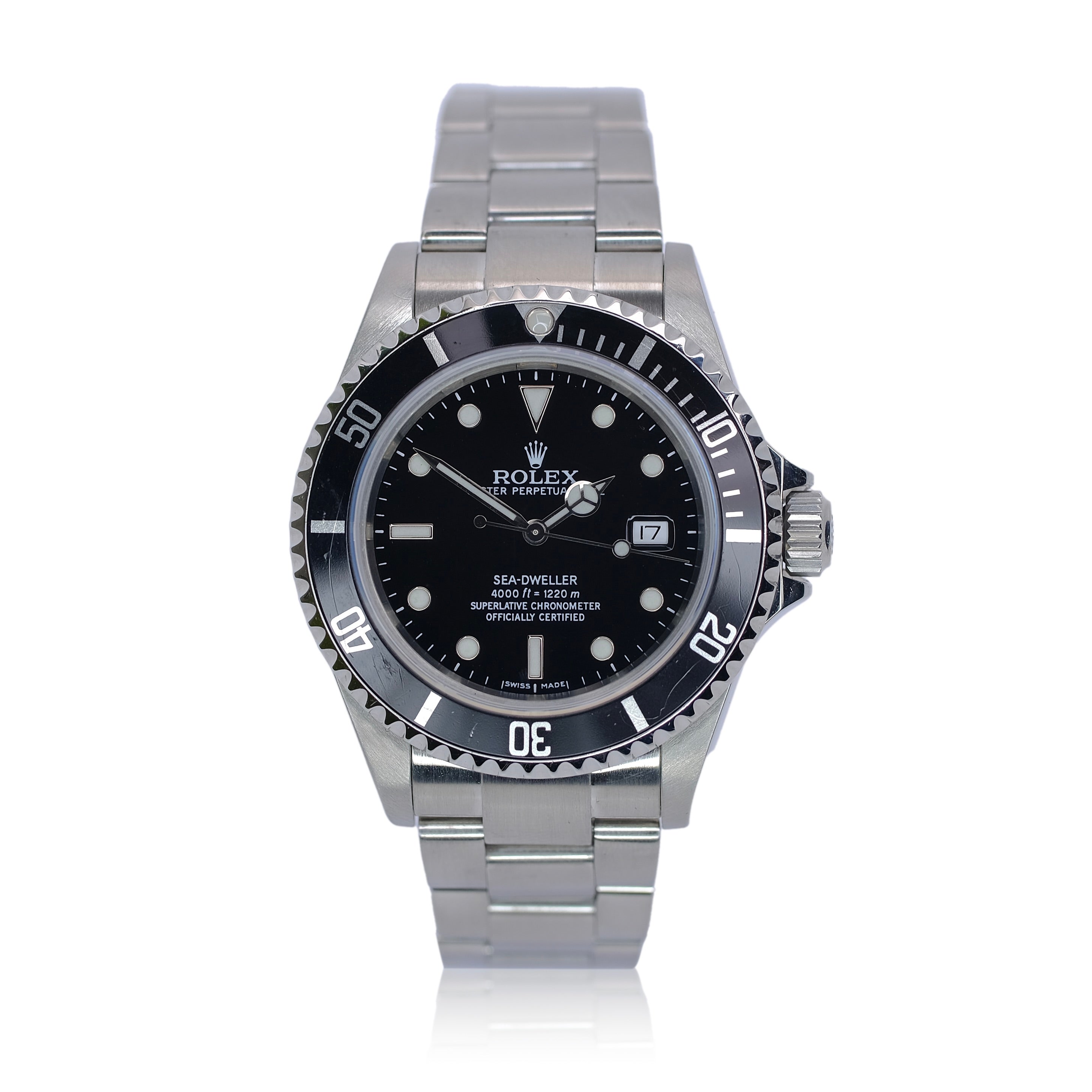 Rolex Sea-Dweller Black Dial Oyster Band SEL YR-2007 16600T BOX & PAPER - Luxuriant Concierge