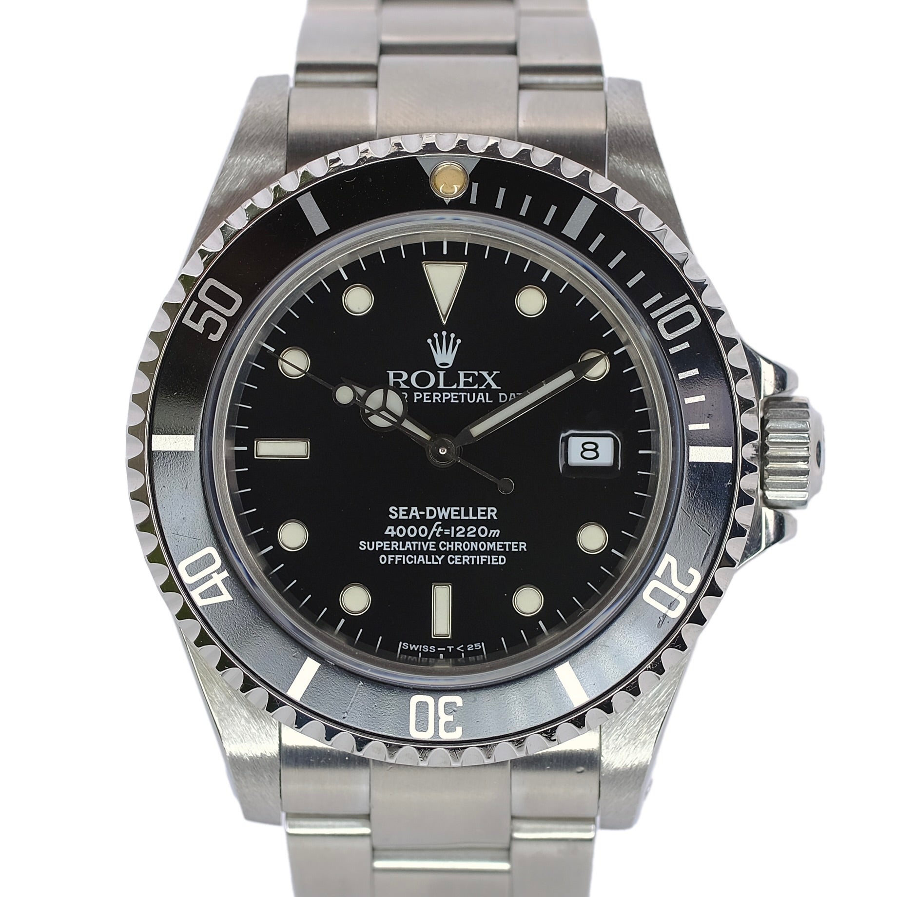 Rolex Sea-Dweller Black Dial Oyster Band SEL YR-1994 16600 - Luxuriant Concierge