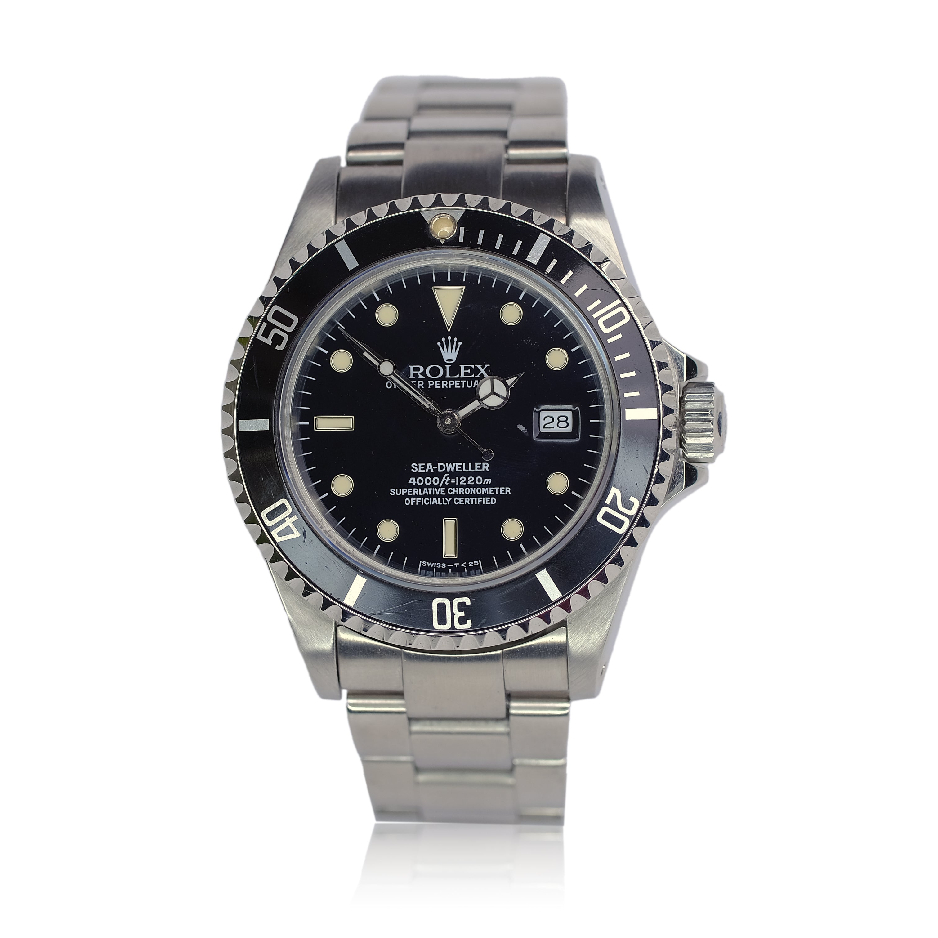 Rolex Sea-Dweller Black Dial Oyster Band SEL YR-1990 16600 - Luxuriant Concierge