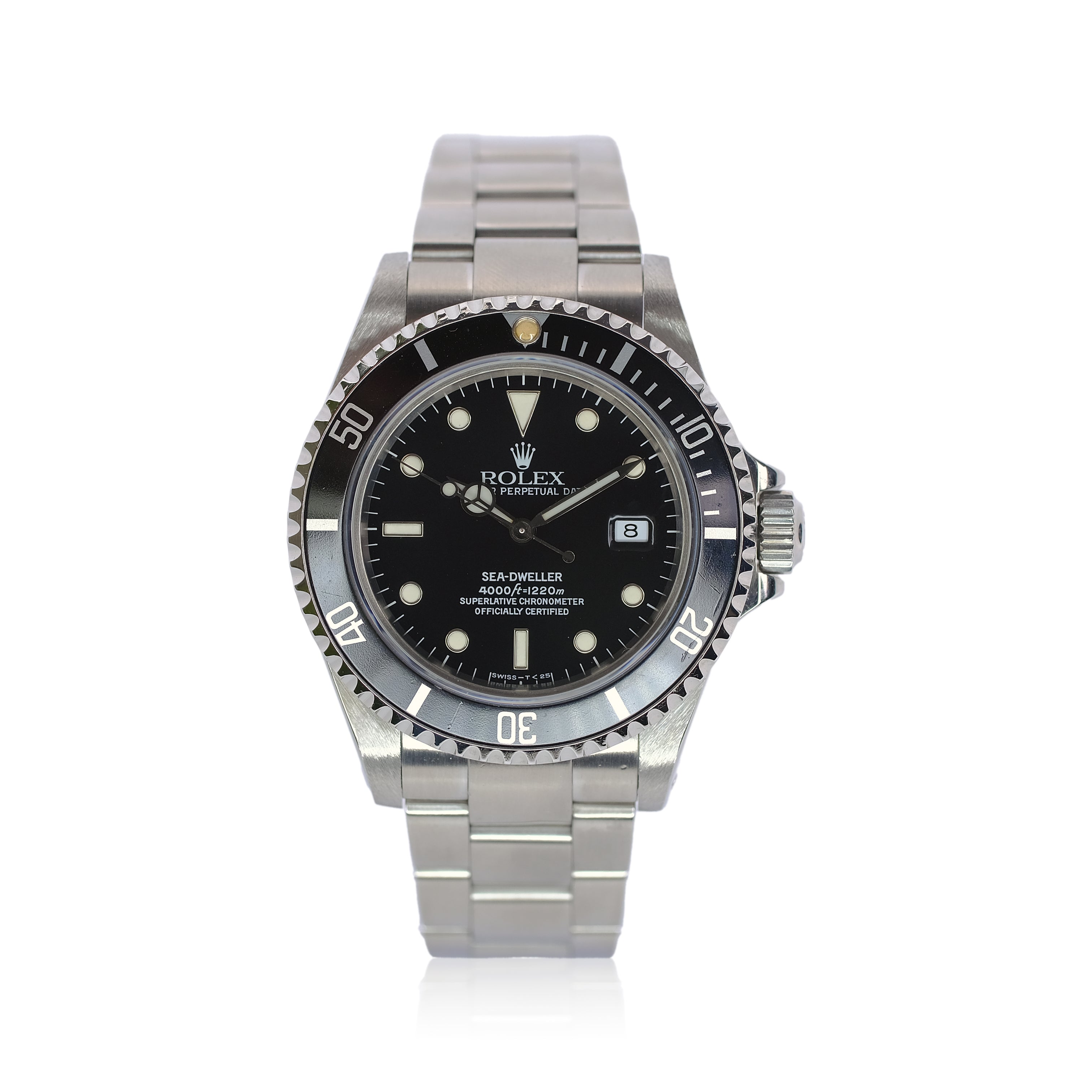 Rolex Sea-Dweller Black Dial Oyster Band SEL YR-1994 16600 - Luxuriant Concierge