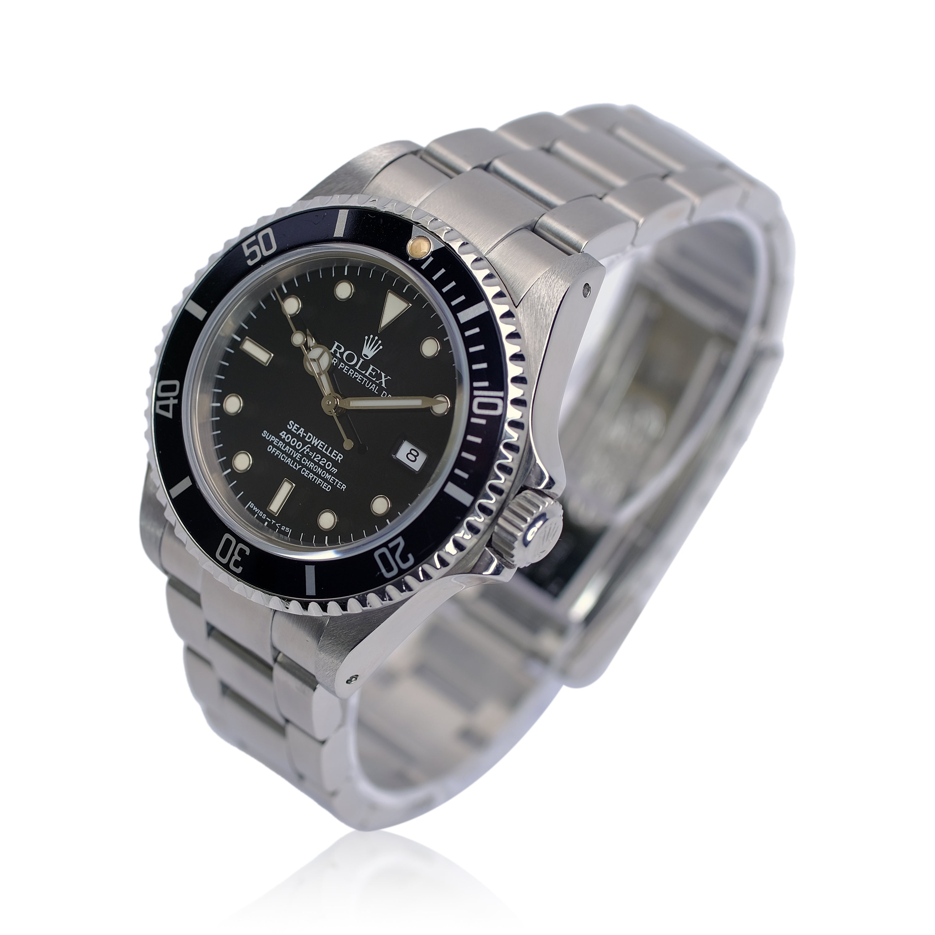 Rolex Sea-Dweller Black Dial Oyster Band SEL YR-1994 16600 - Luxuriant Concierge