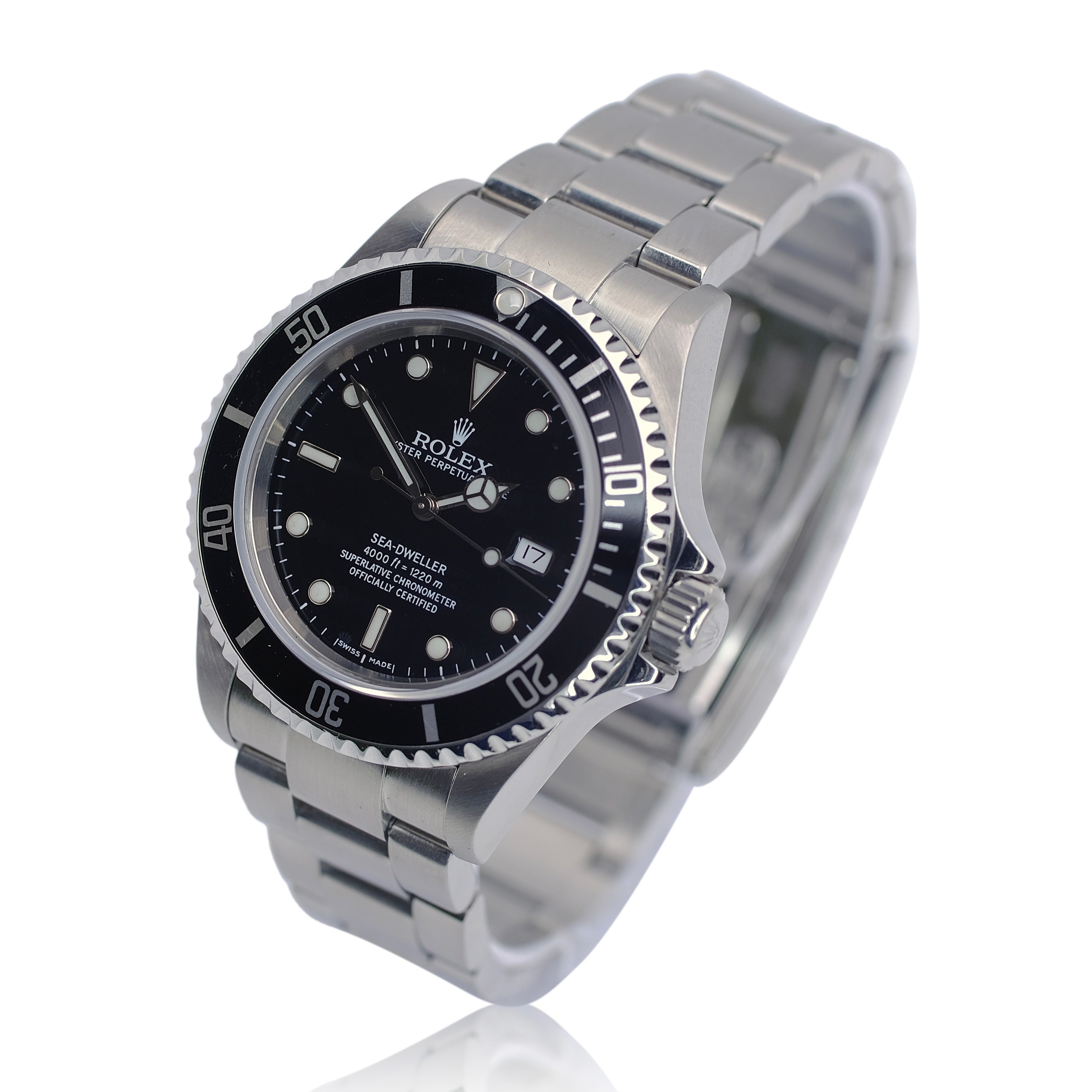 Rolex Sea-Dweller Black Dial Oyster Band SEL YR-2007 16600T BOX & PAPER - Luxuriant Concierge