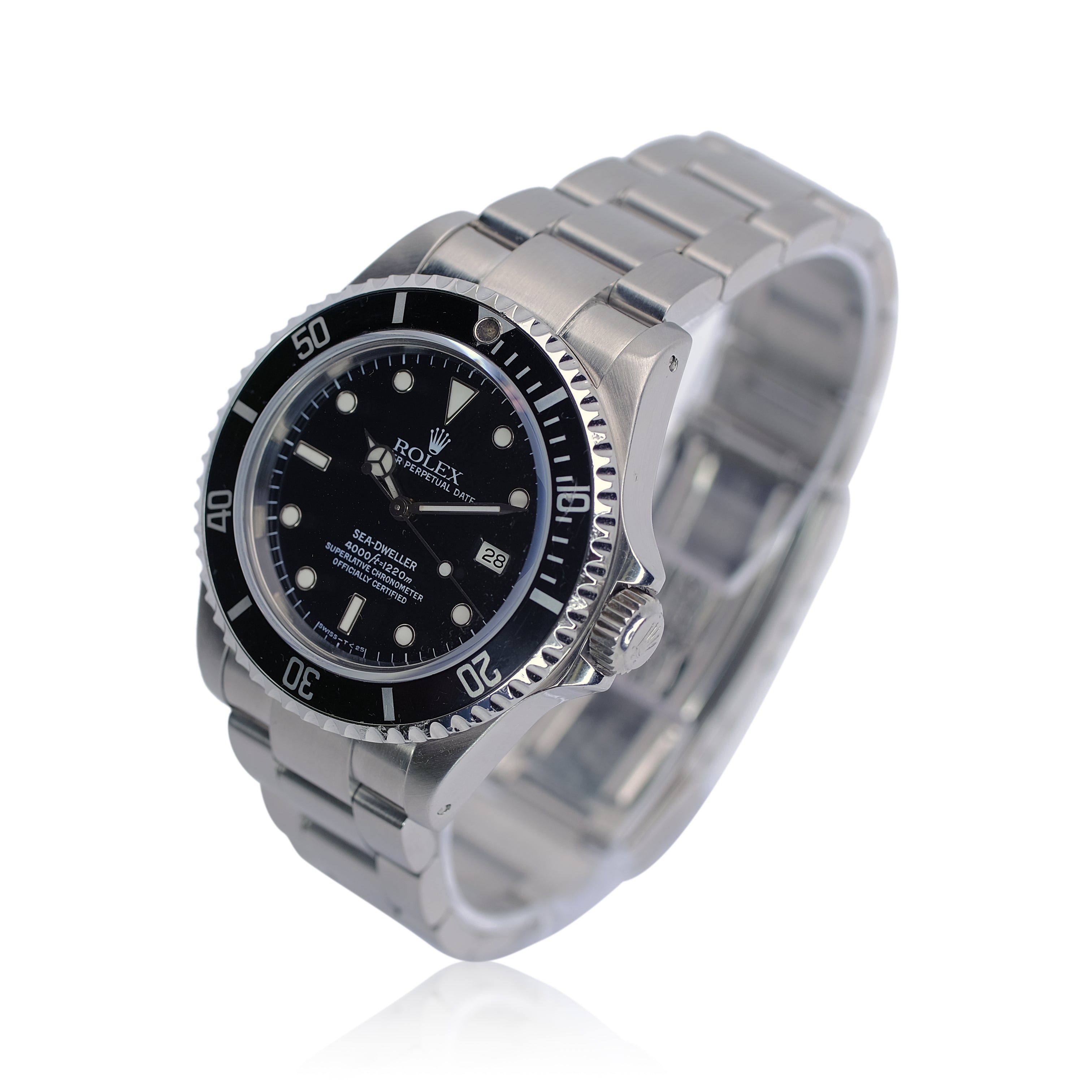 Rolex Sea-Dweller Black Dial Oyster Band SEL YR-1994 16600 - Luxuriant Concierge