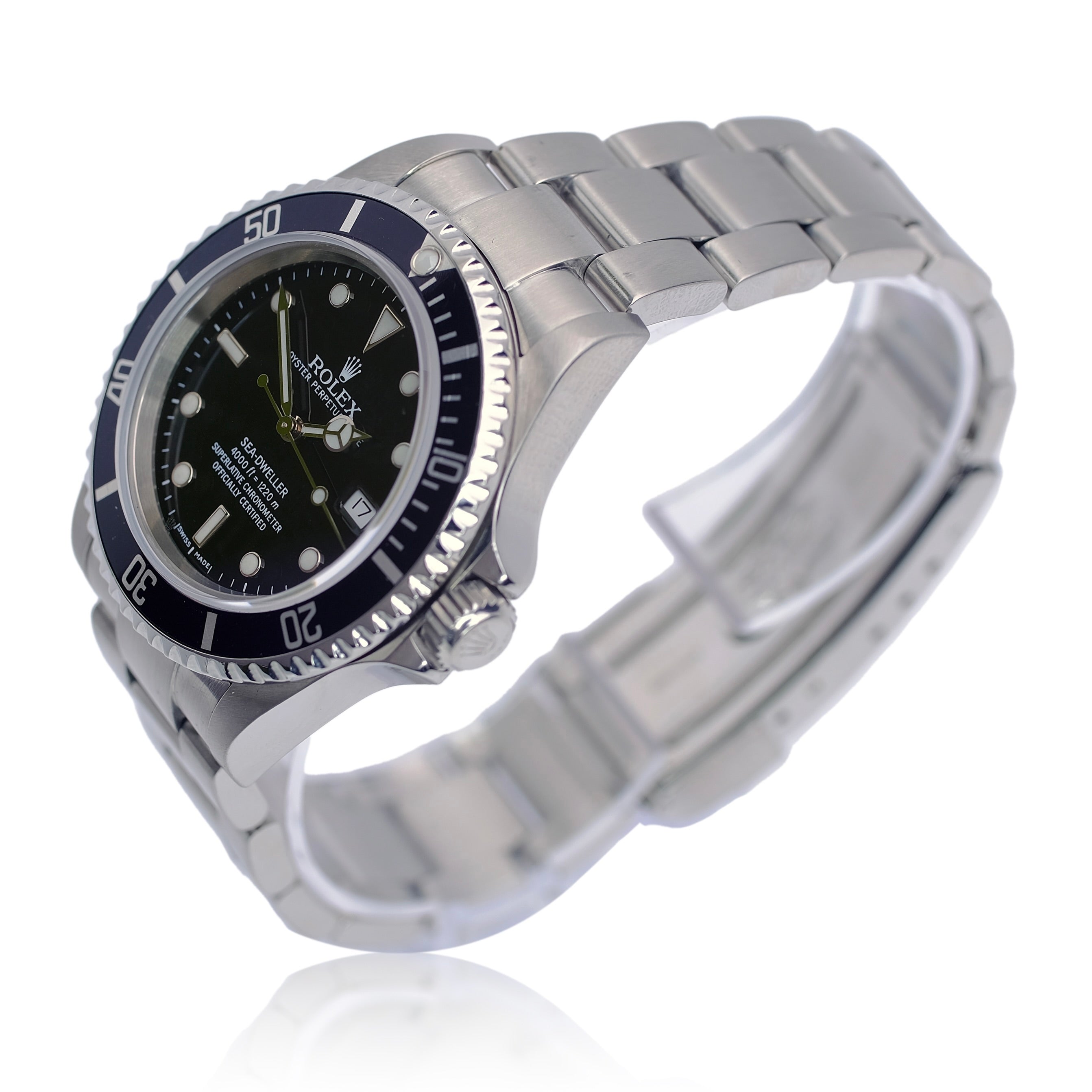 Rolex Sea-Dweller Black Dial Oyster Band SEL YR-2007 16600T BOX & PAPER - Luxuriant Concierge