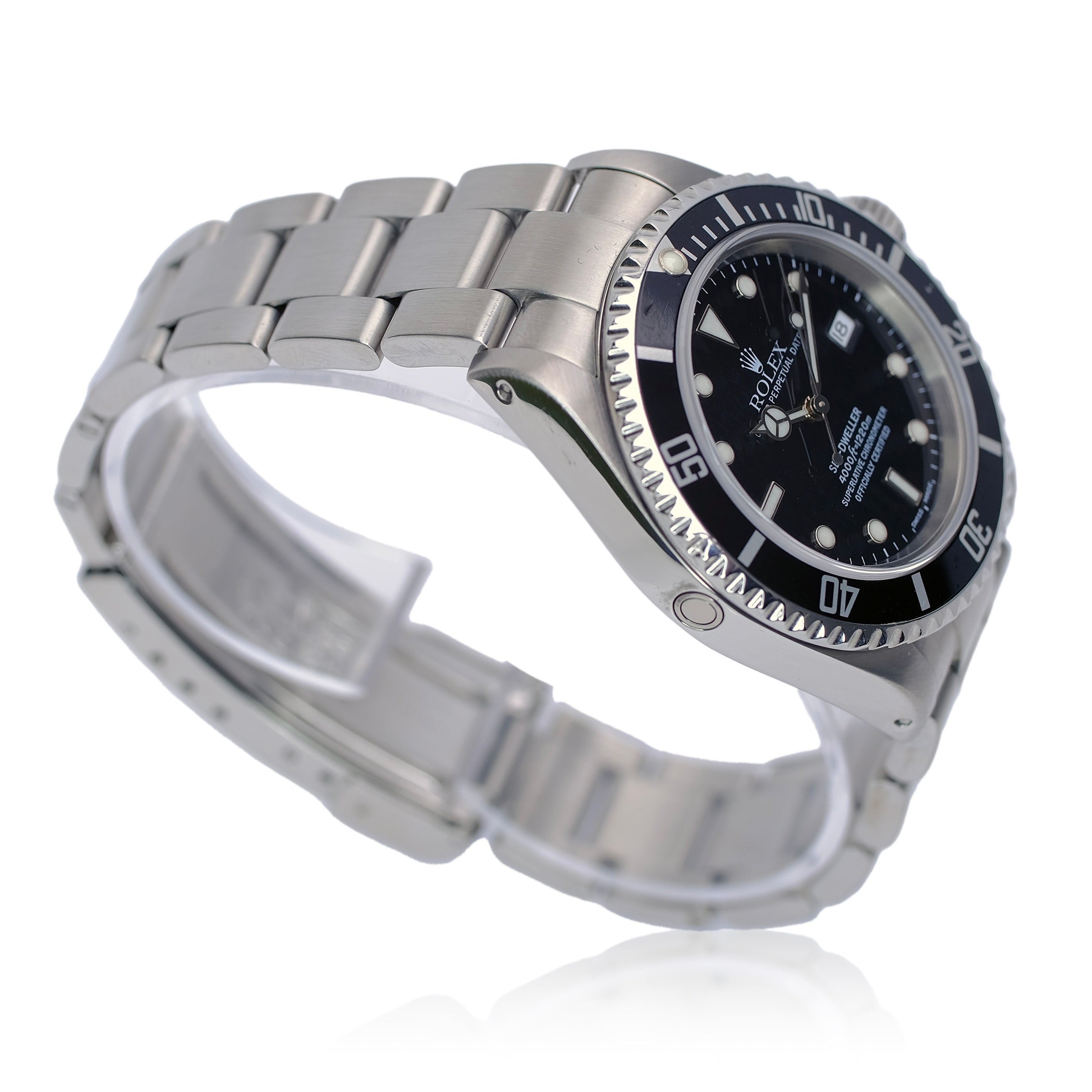 Rolex Sea-Dweller Black Dial Oyster Band SEL YR-2000 16600 - Luxuriant Concierge