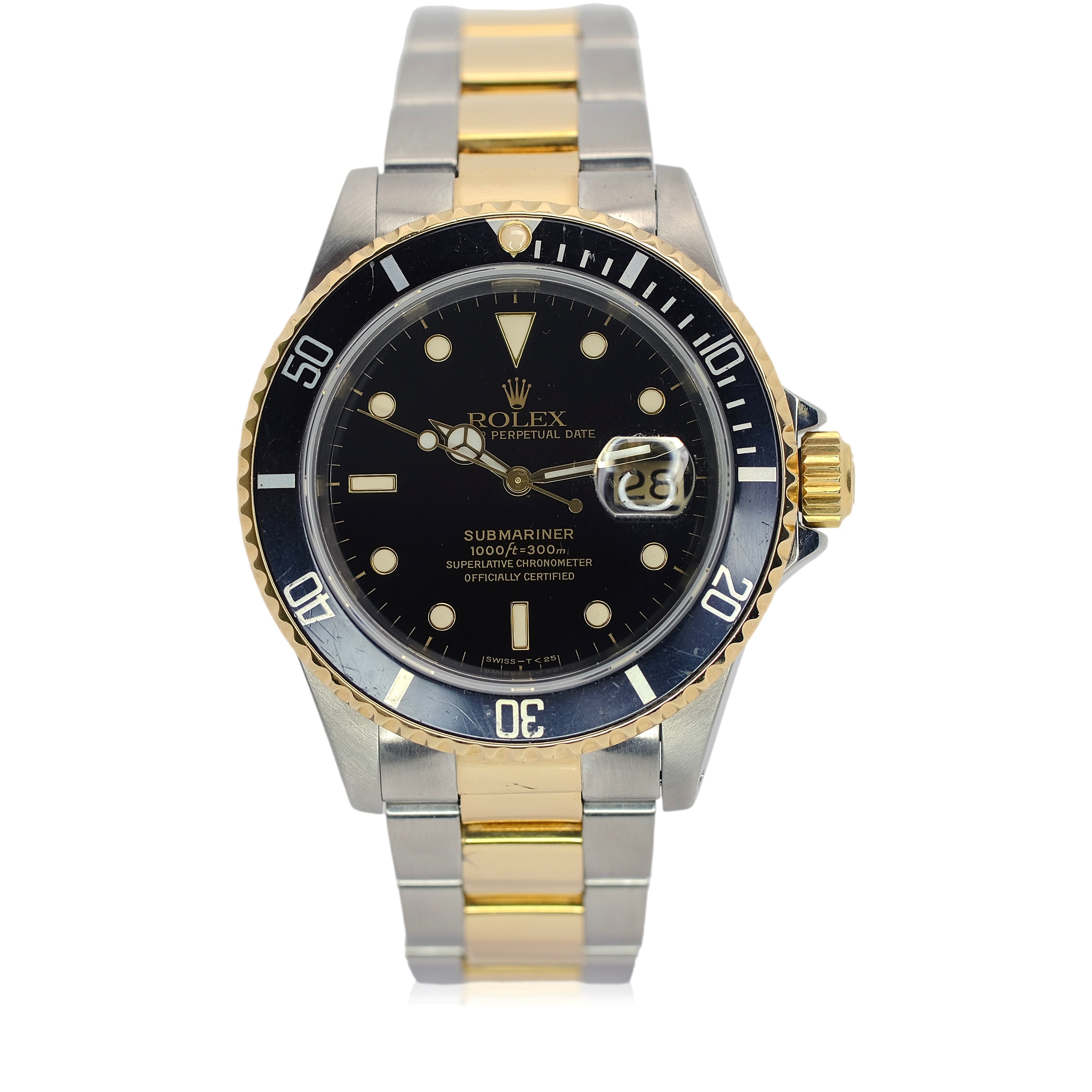 Rolex Submariner Black Dial Oyster Band YR-1991 16613 - Luxuriant Concierge