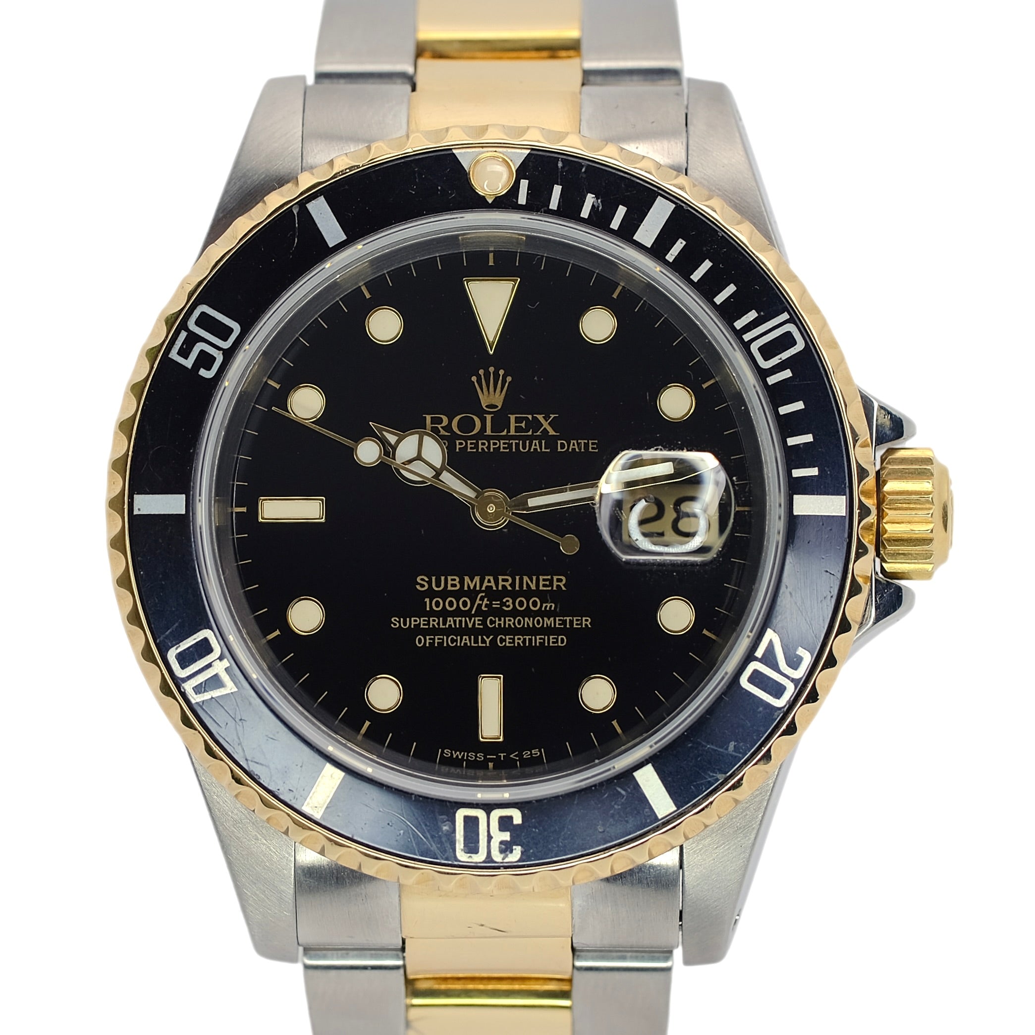 Rolex Submariner Black Dial Oyster Band YR-1991 16613 - Luxuriant Concierge