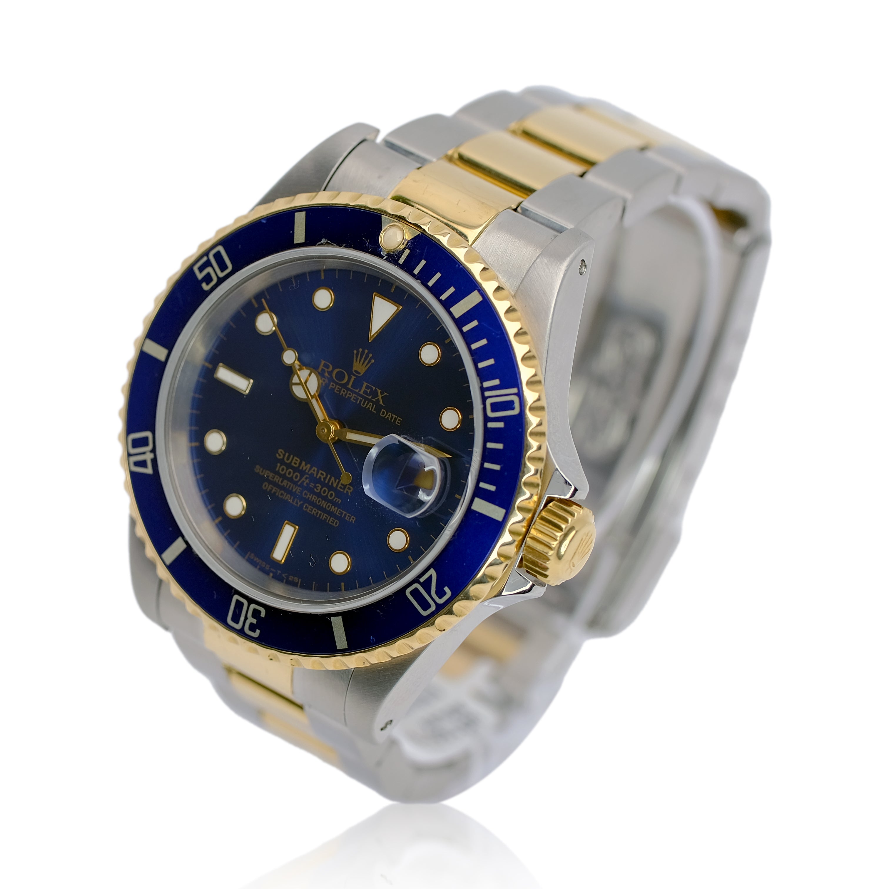 Rolex Submariner Blue Dial Oyster Band YR-1994 16613 - Luxuriant Concierge