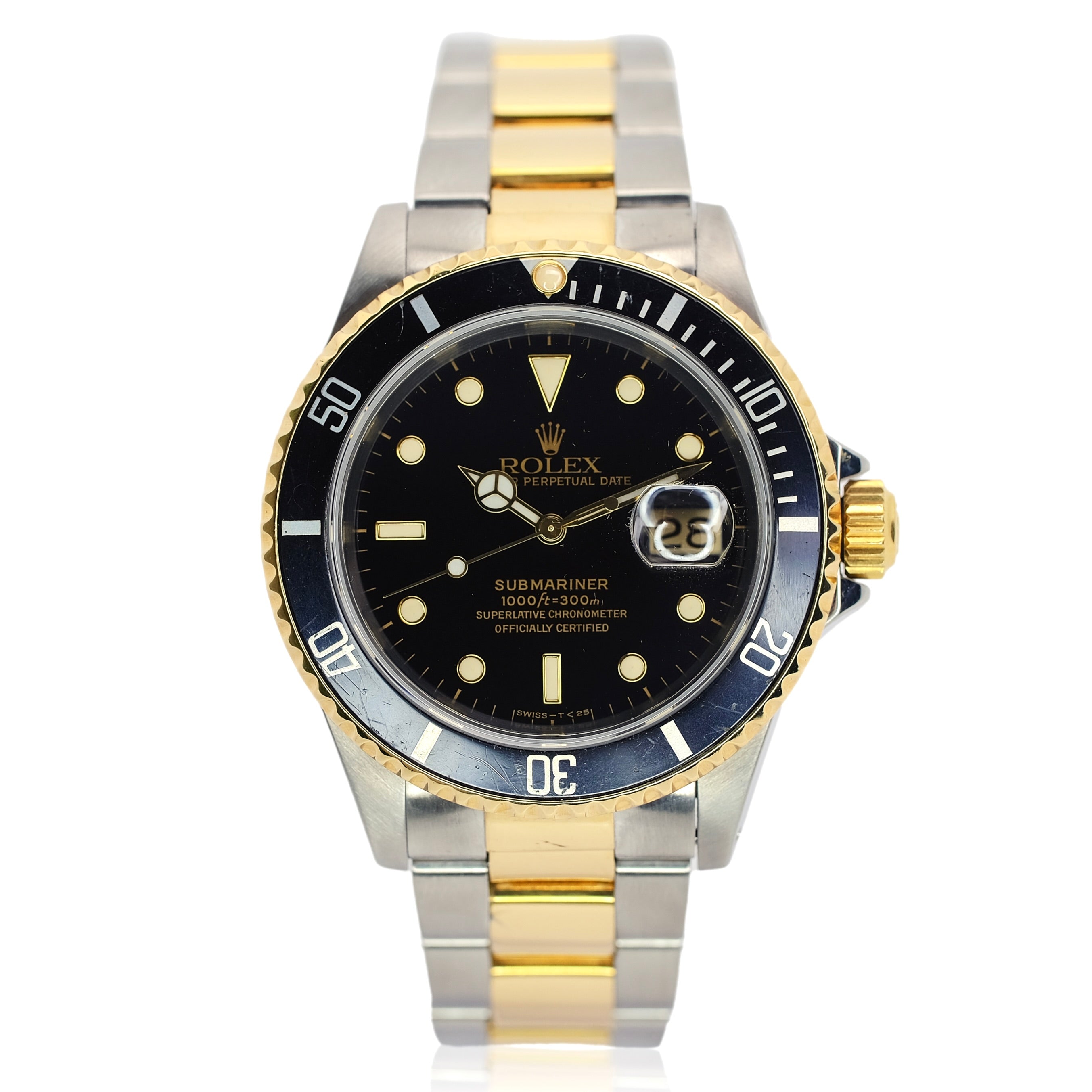 Rolex Submariner Black Dial Oyster Band YR-1991 16613 - Luxuriant Concierge