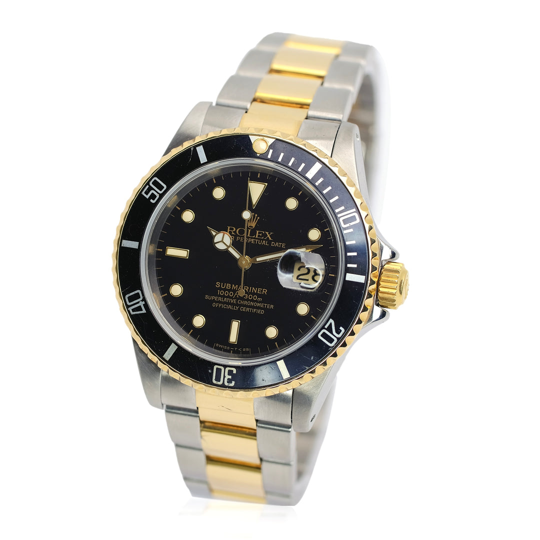 Rolex Submariner Black Dial Oyster Band YR-1991 16613 - Luxuriant Concierge