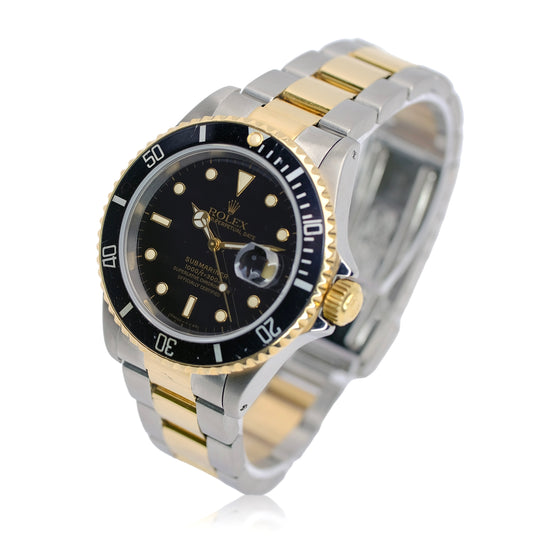 Rolex Submariner Black Dial Oyster Band YR-1991 16613 - Luxuriant Concierge