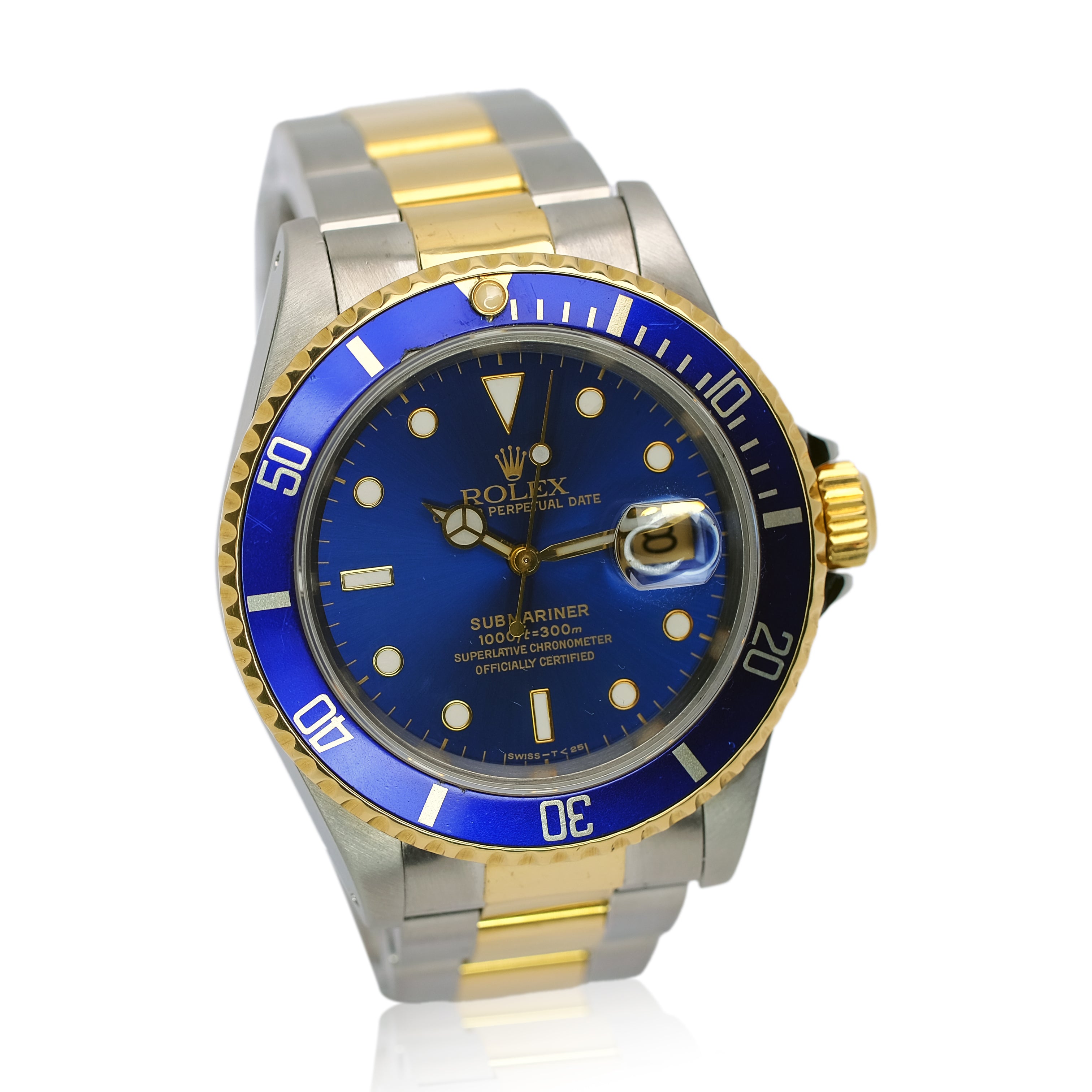 Rolex Submariner Blue Dial Oyster Band YR-1994 16613 - Luxuriant Concierge