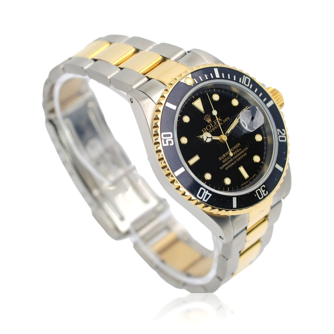 Rolex Submariner Black Dial Oyster Band YR-1991 16613 - Luxuriant Concierge