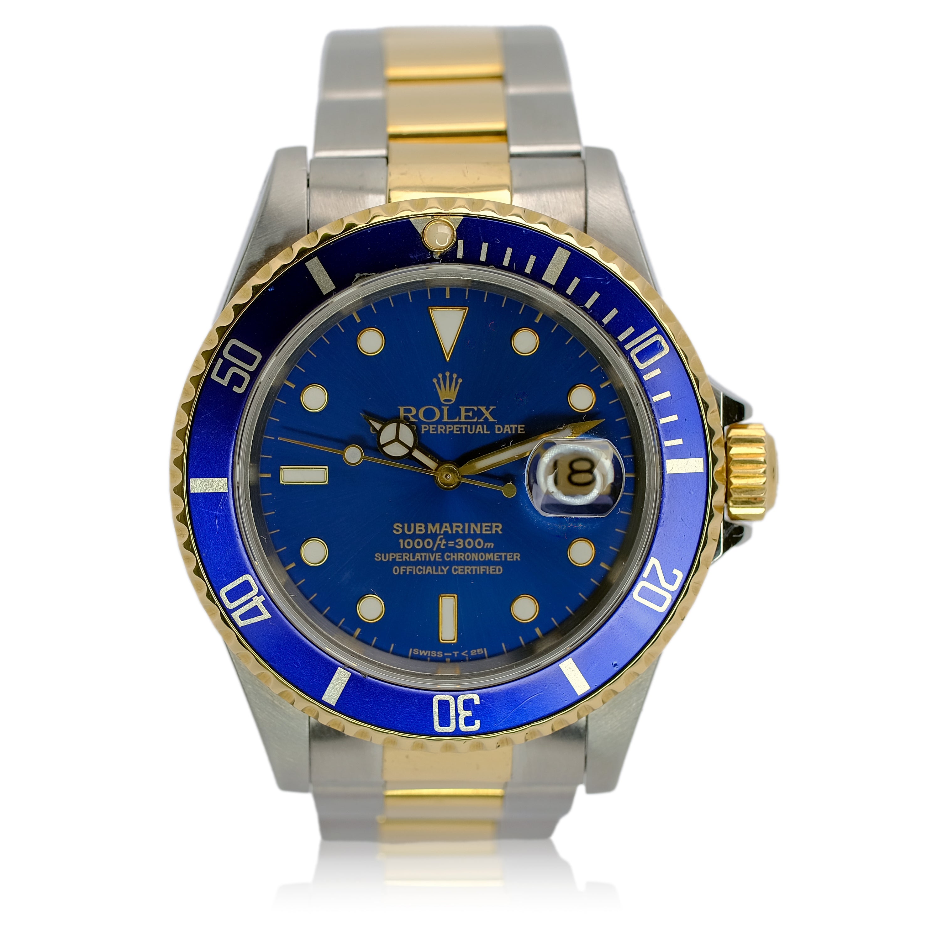 Rolex Submariner Blue Dial Oyster Band YR-1994 16613 - Luxuriant Concierge