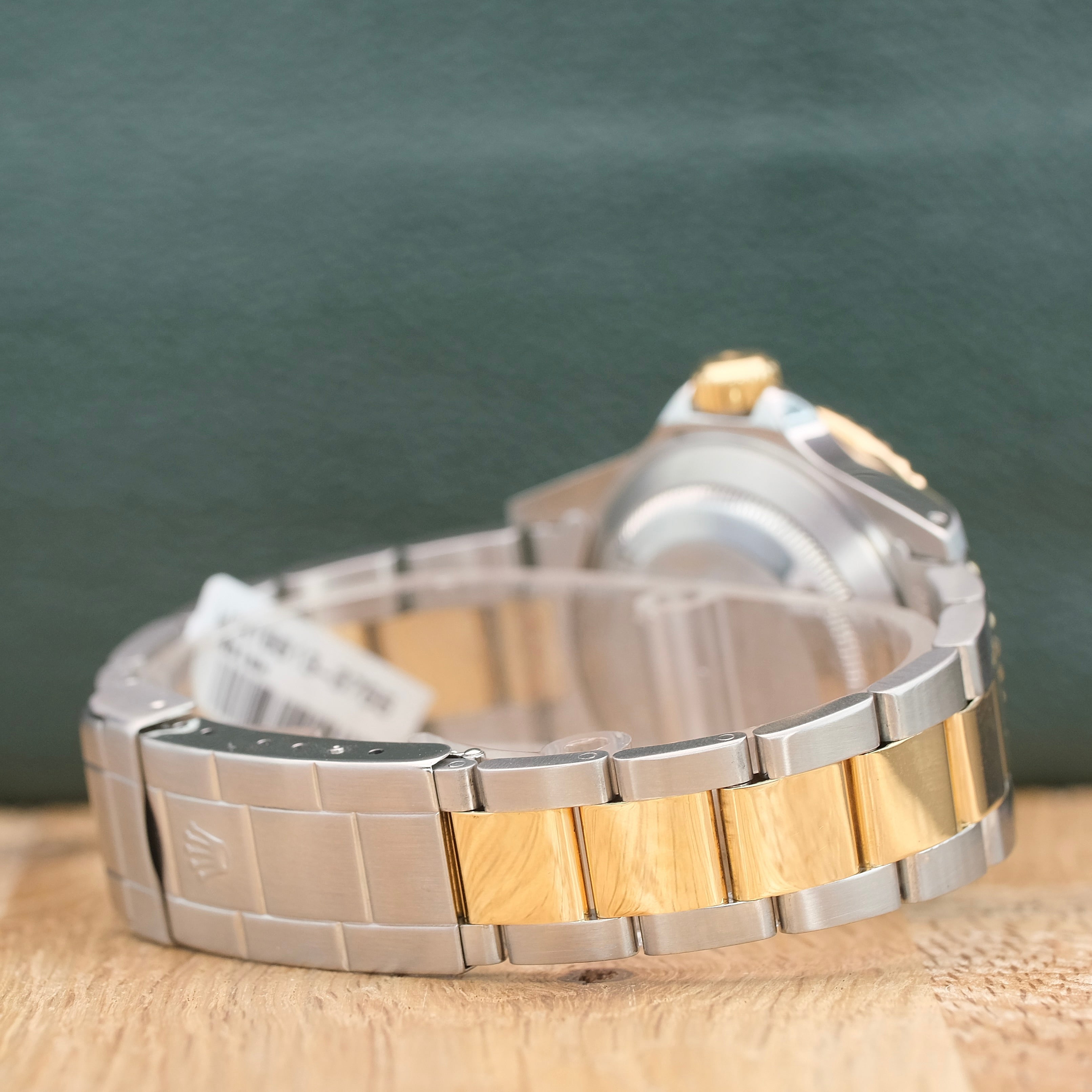 Rolex Submariner Champagne Serti Dial Oyster Band 16613 w Box & Paper - Luxuriant Concierge