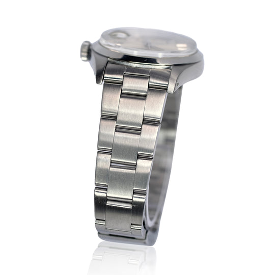 ROLEX DATE SILVER INDEX "SIGMA" OYSTER BAND 1500 - Luxuriant Concierge