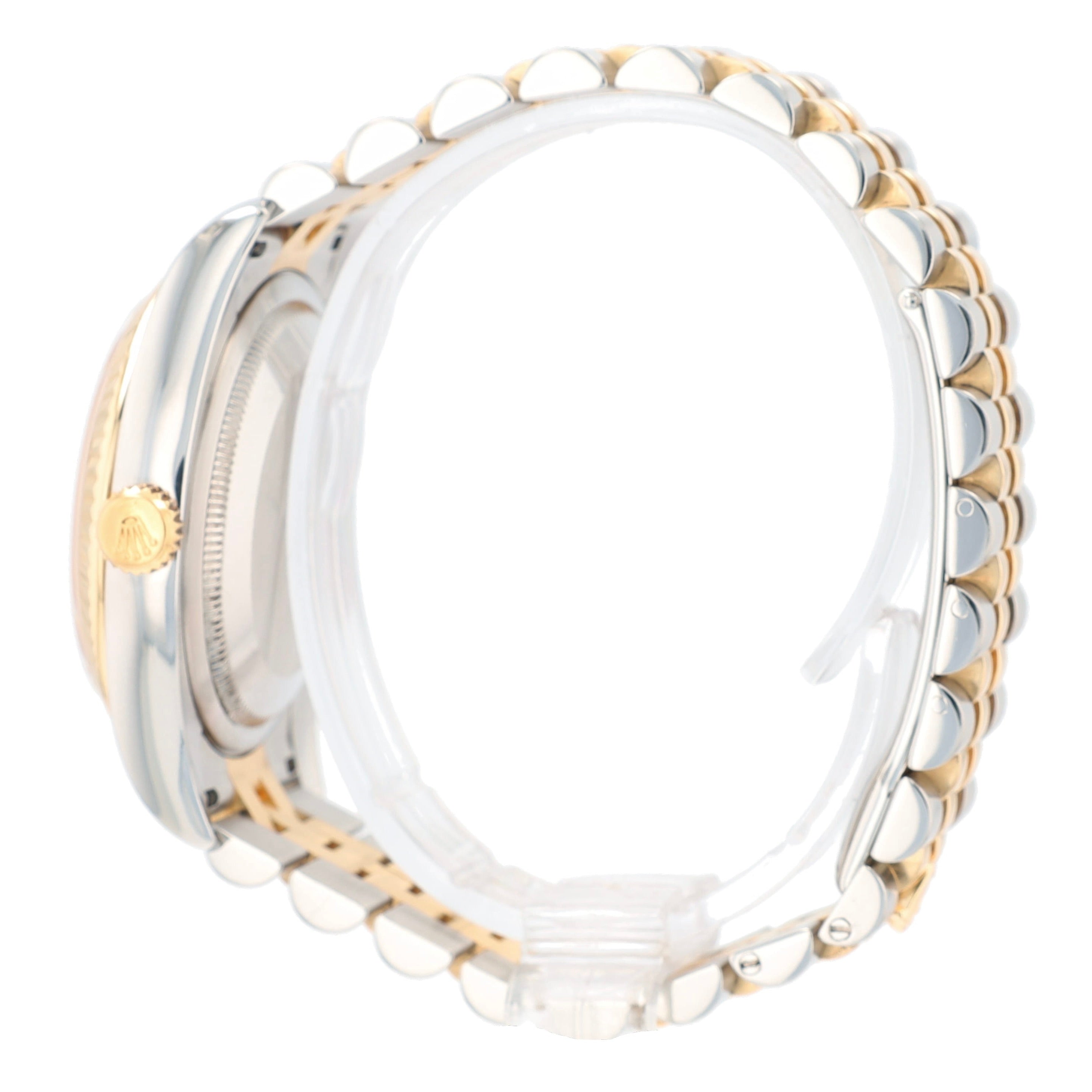 Rolex Datejust 116233 Two-Tone 18KY & SS Champagne Roman Jubilee 36mm Mens Watch - Luxuriant Concierge