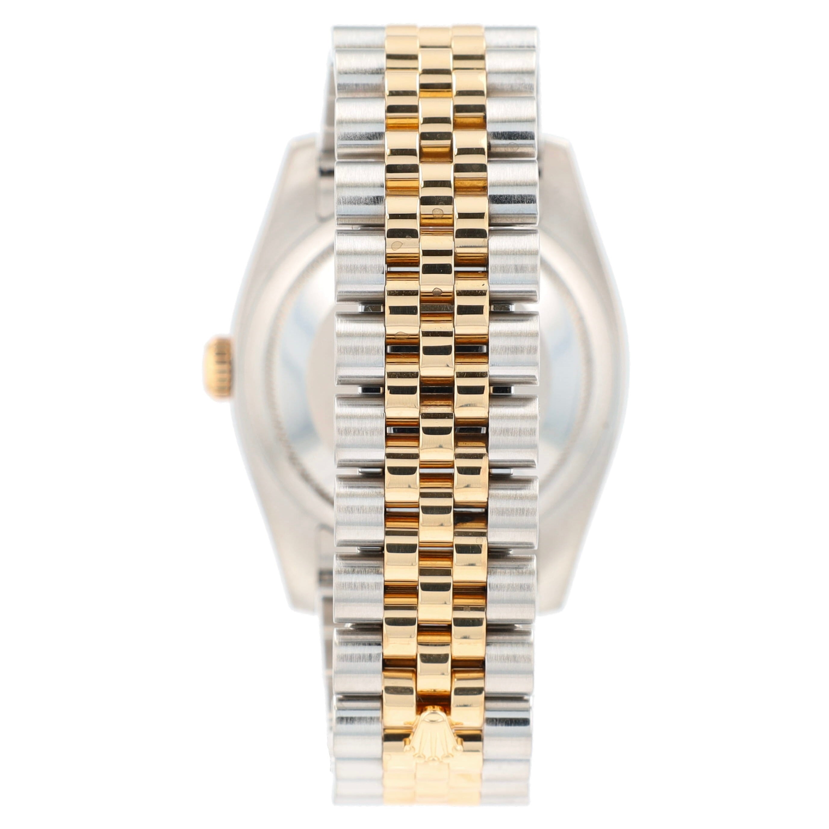 Rolex Datejust 116233 Two-Tone 18KY & SS Champagne Roman Jubilee 36mm Mens Watch - Luxuriant Concierge