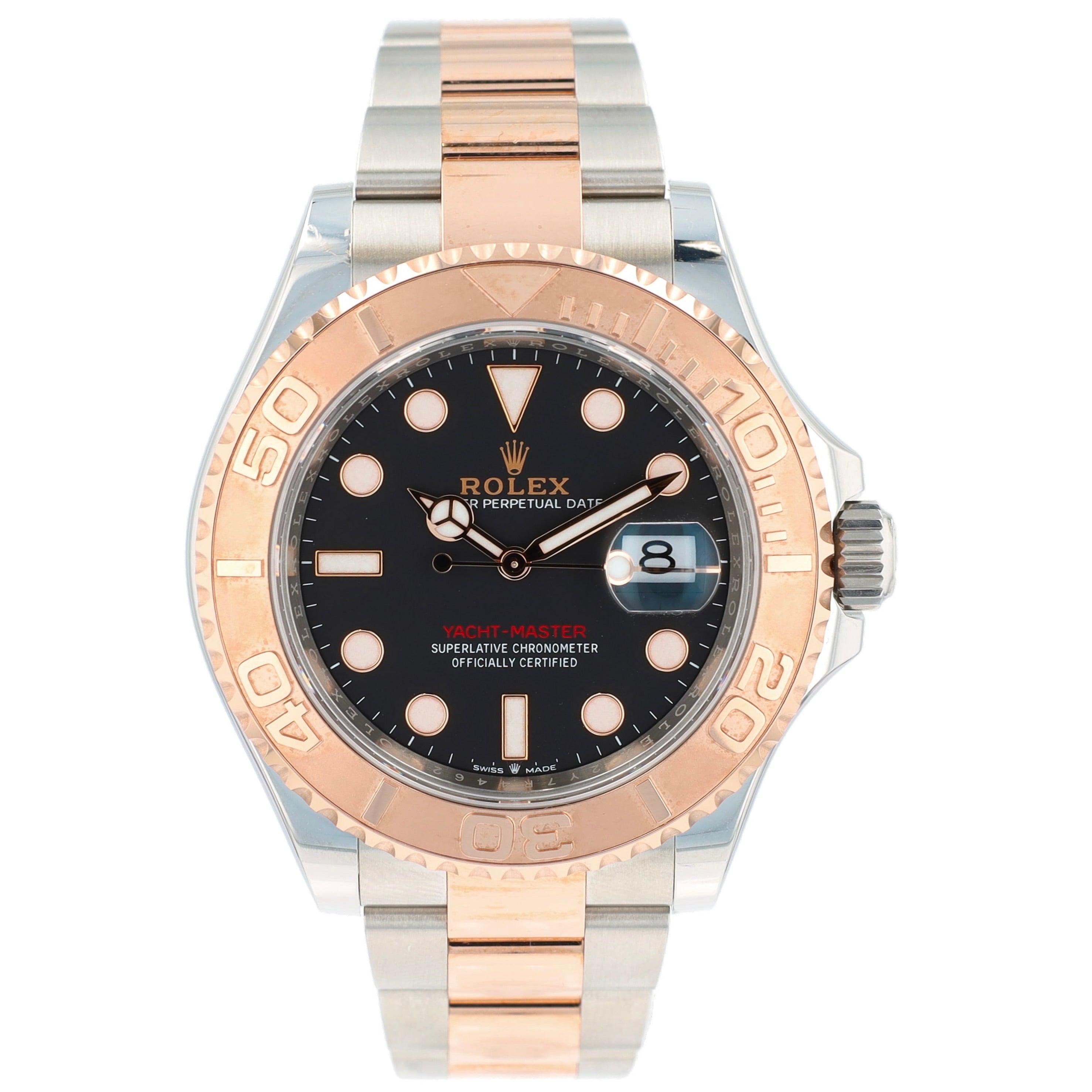 B&P Rolex Yacht-Master 126621 40mm Black Luminous Dial Rotatable Bezel Bezel Oyster Band