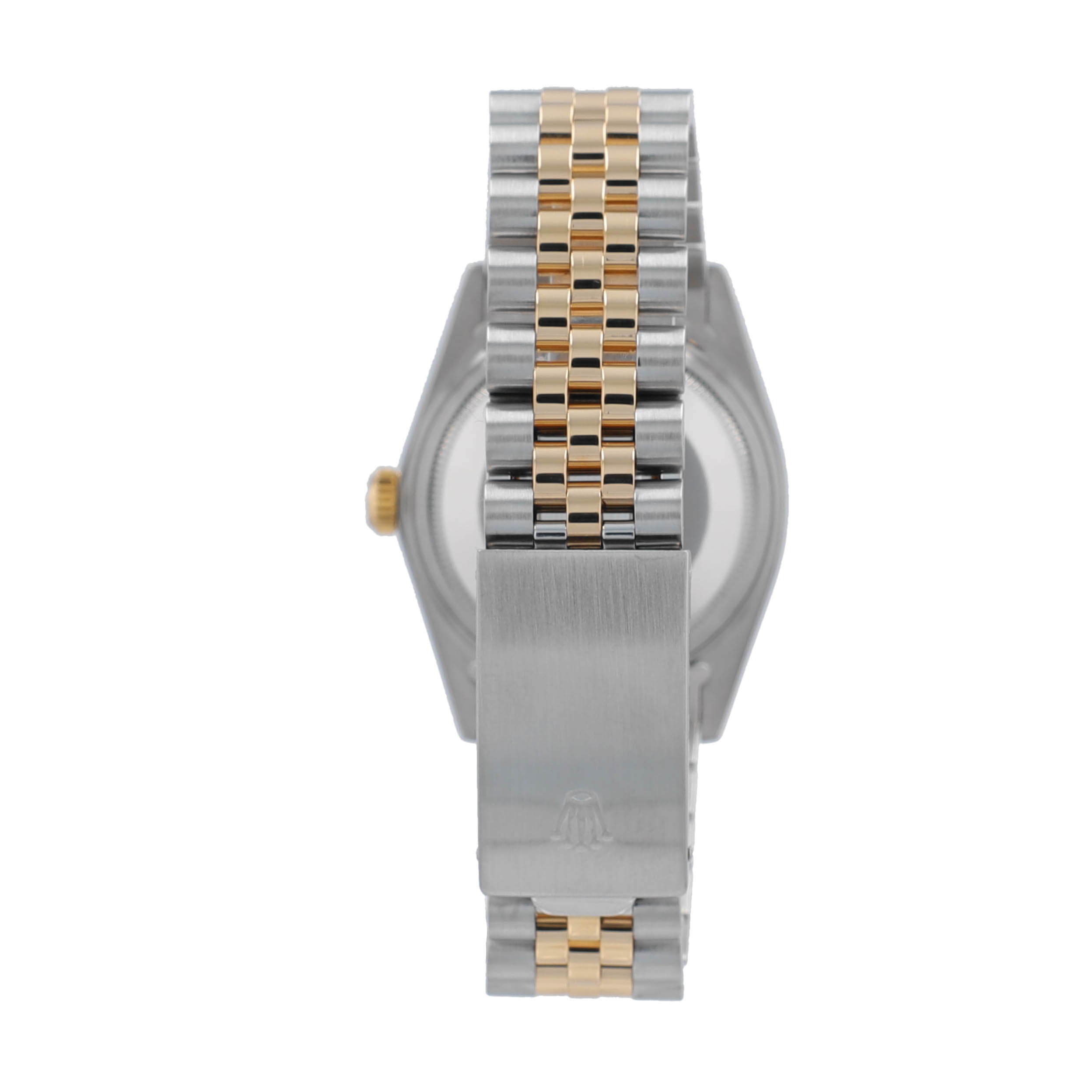 Rolex Datejust 16013 36mm White Roman Numeral Dial Fluted Bezel Jubille Band