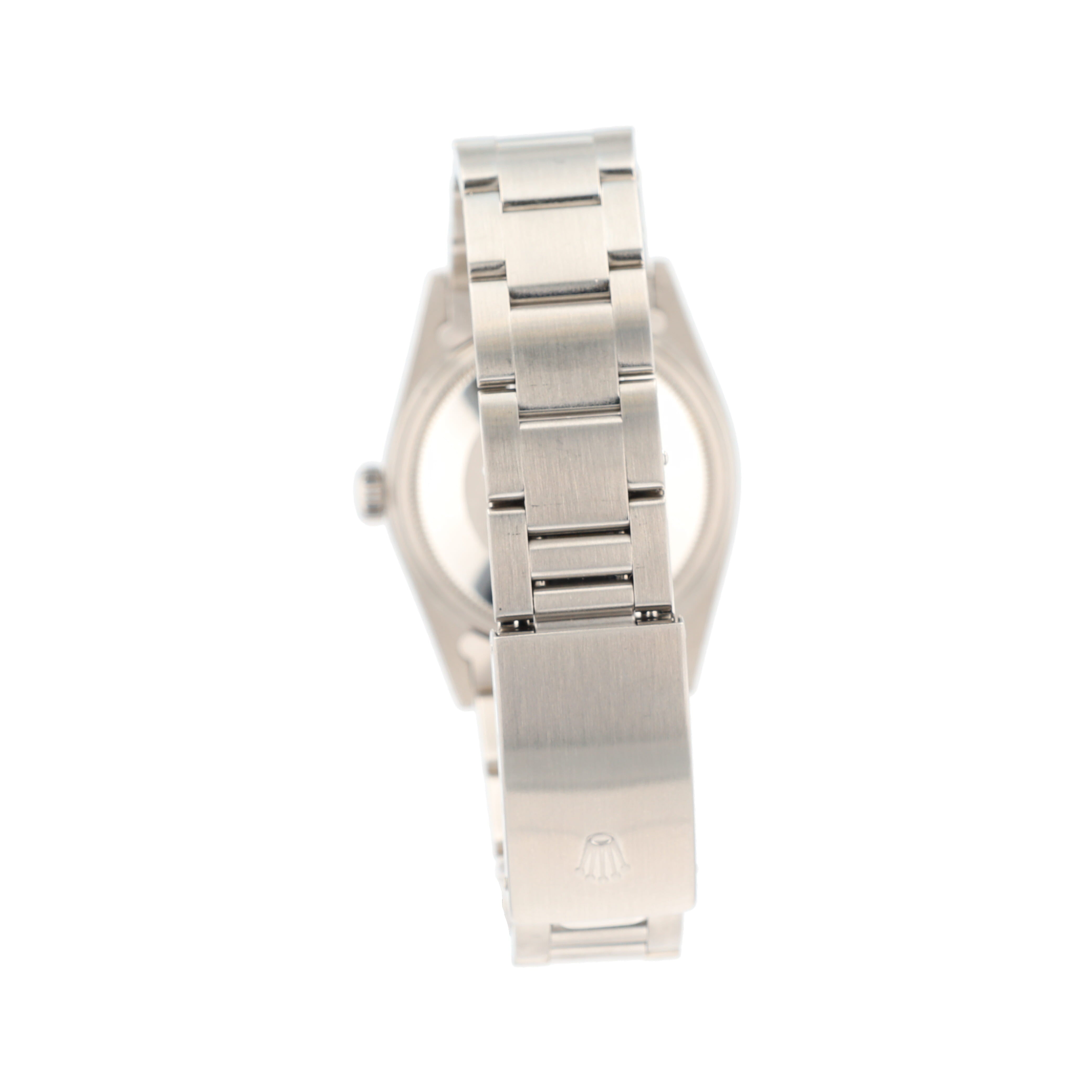 B&P Rolex Datejust 16014 36mm Silver Index Dial Fluted Bezel Oyster Band - Luxuriant Concierge