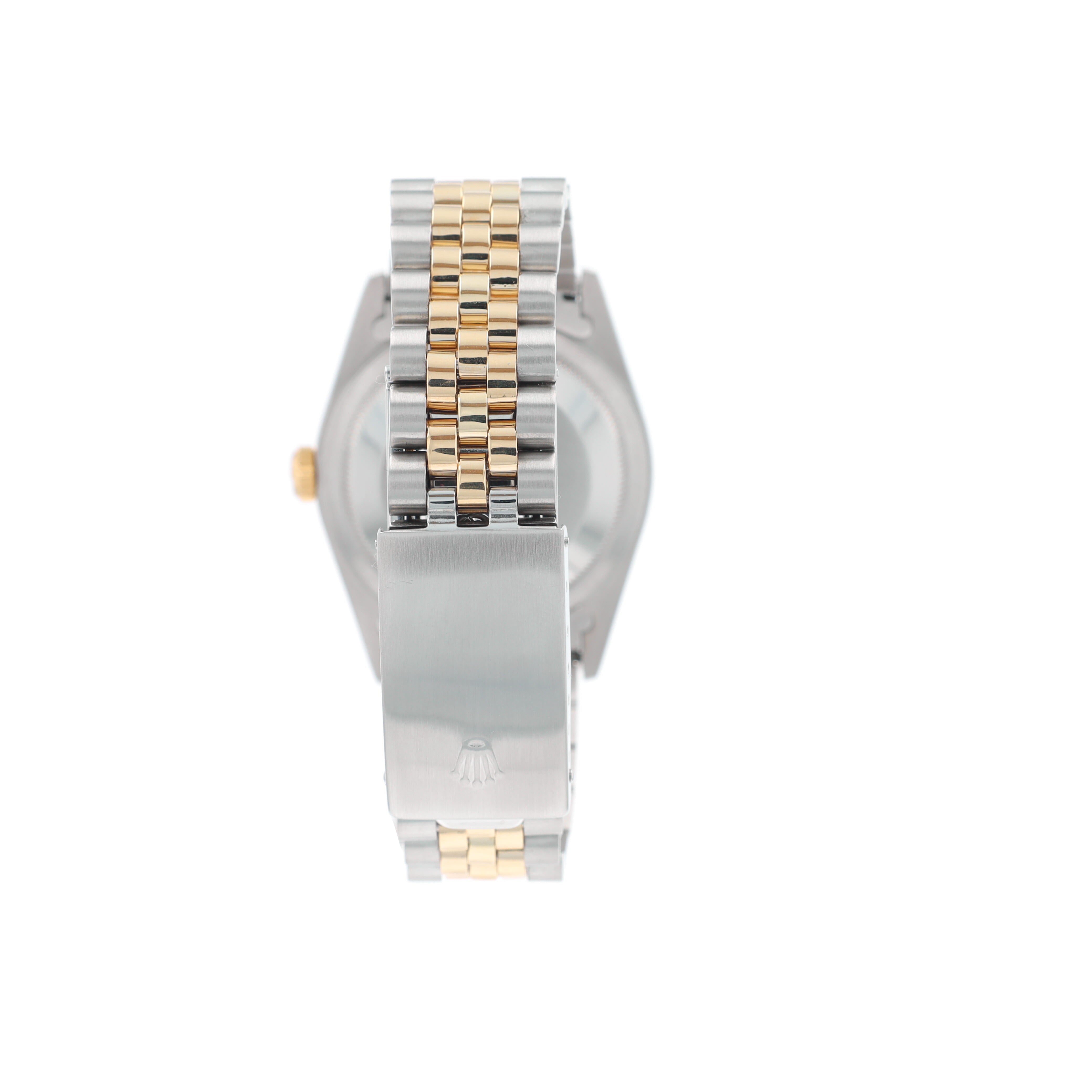 Rolex Datejust  16233 36mm Champagne Index Dial Fluted Bezel  Jubilee Band - Luxuriant Concierge