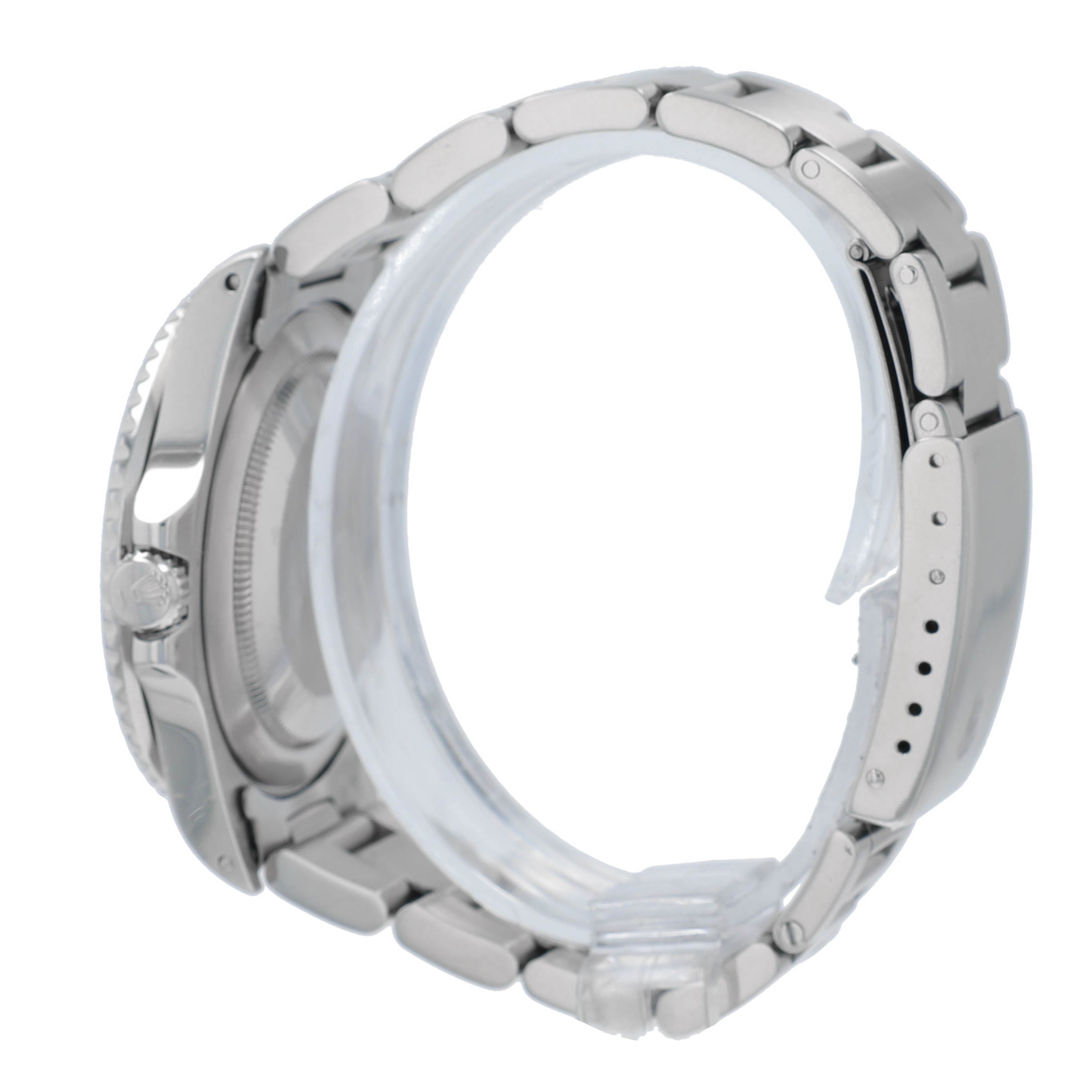 Rolex GMT Master 16700 40mm Black White Luminous Dial Rotatable Bezel - Pepsi Faded Insert Bezel Oyster Band