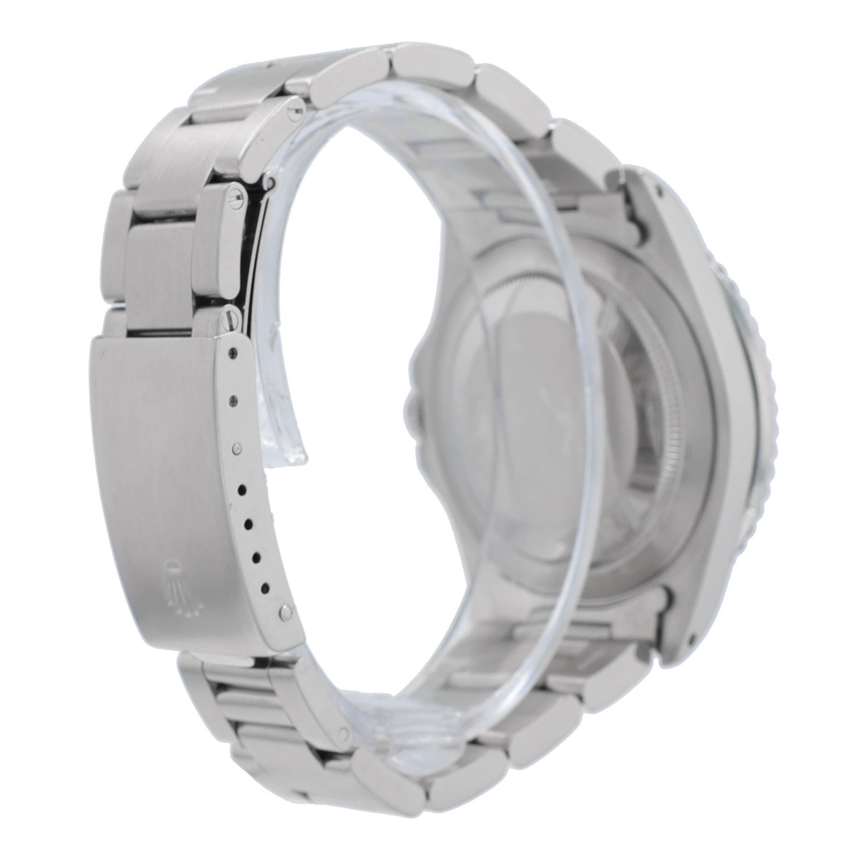 Rolex GMT Master 16700 40mm Black White Luminous Dial Rotatable Bezel - Pepsi Faded Insert Bezel Oyster Band