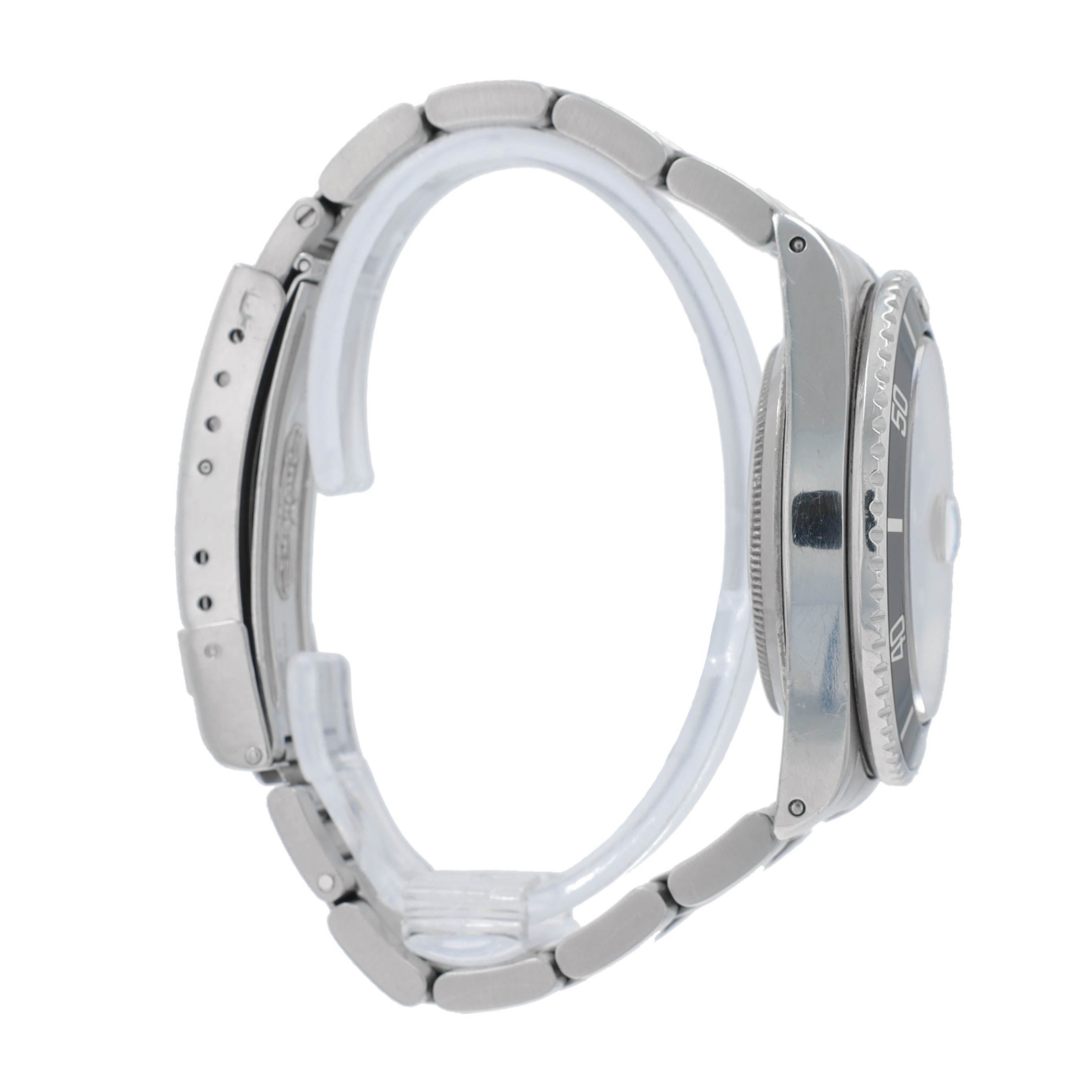 Rolex Submariner 168000 40mm Black Luminous Marker Dial Rotatable Bezel with Black Insert Bezel Oyster Band