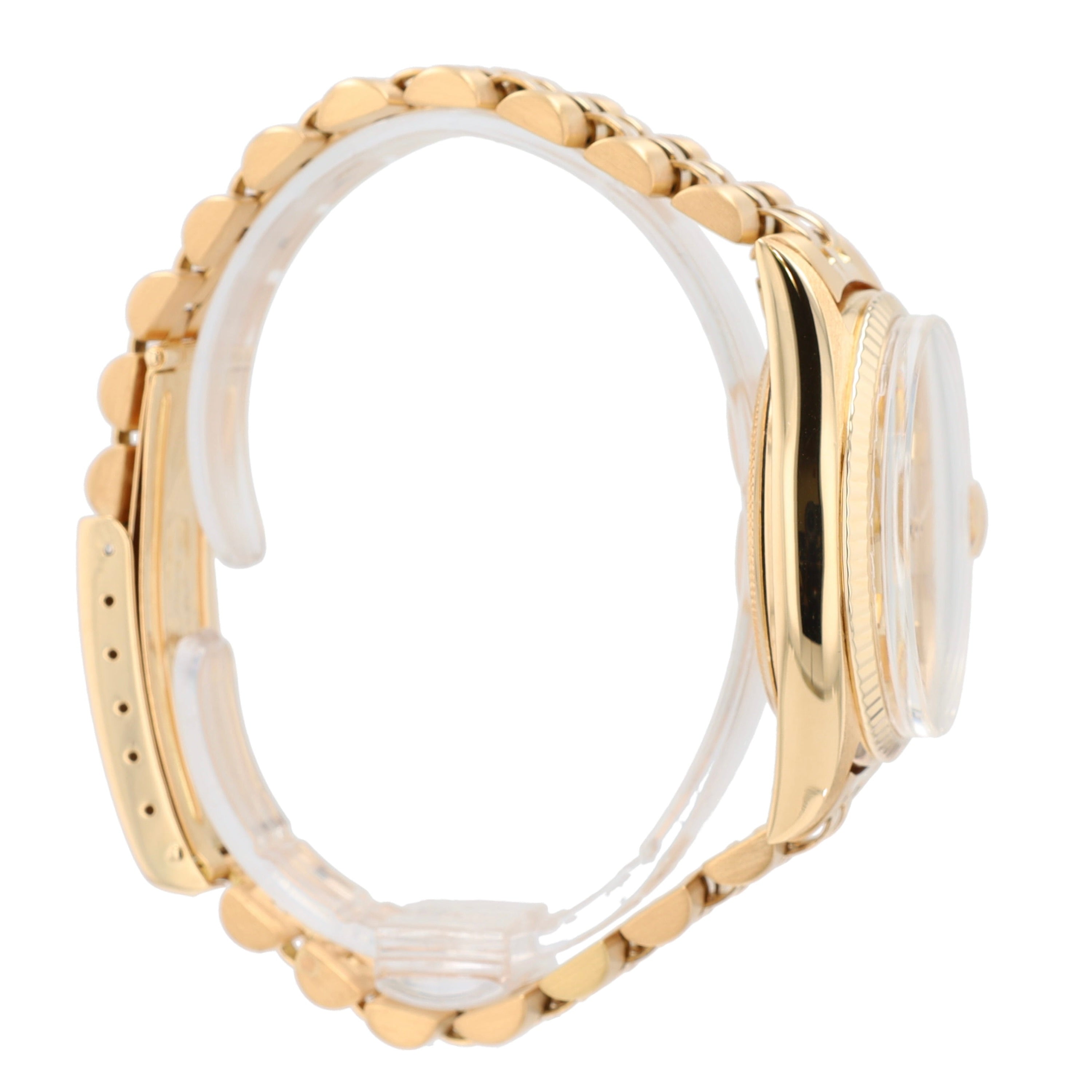 Rolex Day-Date 1803 36mm Champagne Index Dial Fluted Bezel Jubilee Band