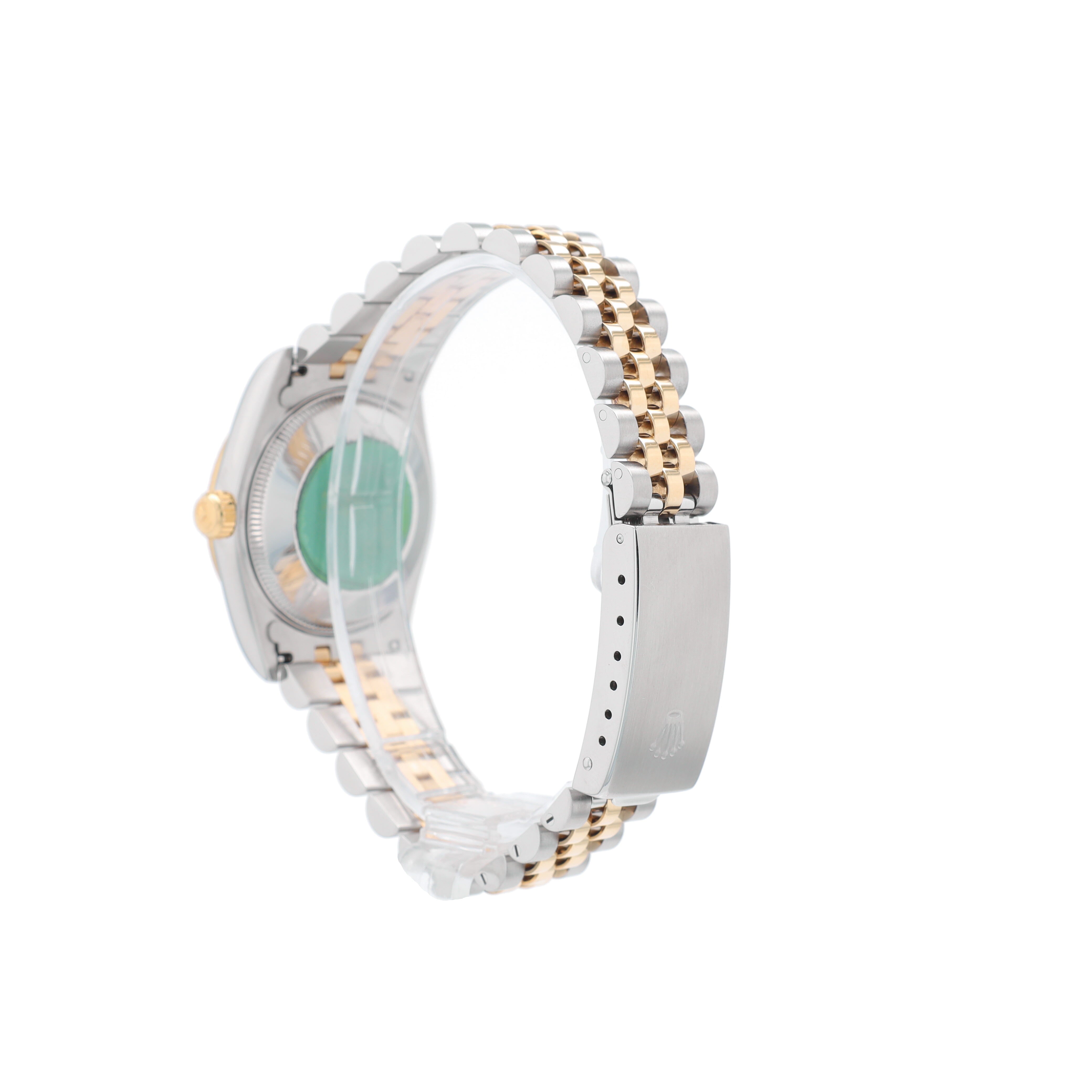 Rolex Datejust 68273 31mm White Roman Dial Fluted Bezel Jubilee Band - Luxuriant Concierge