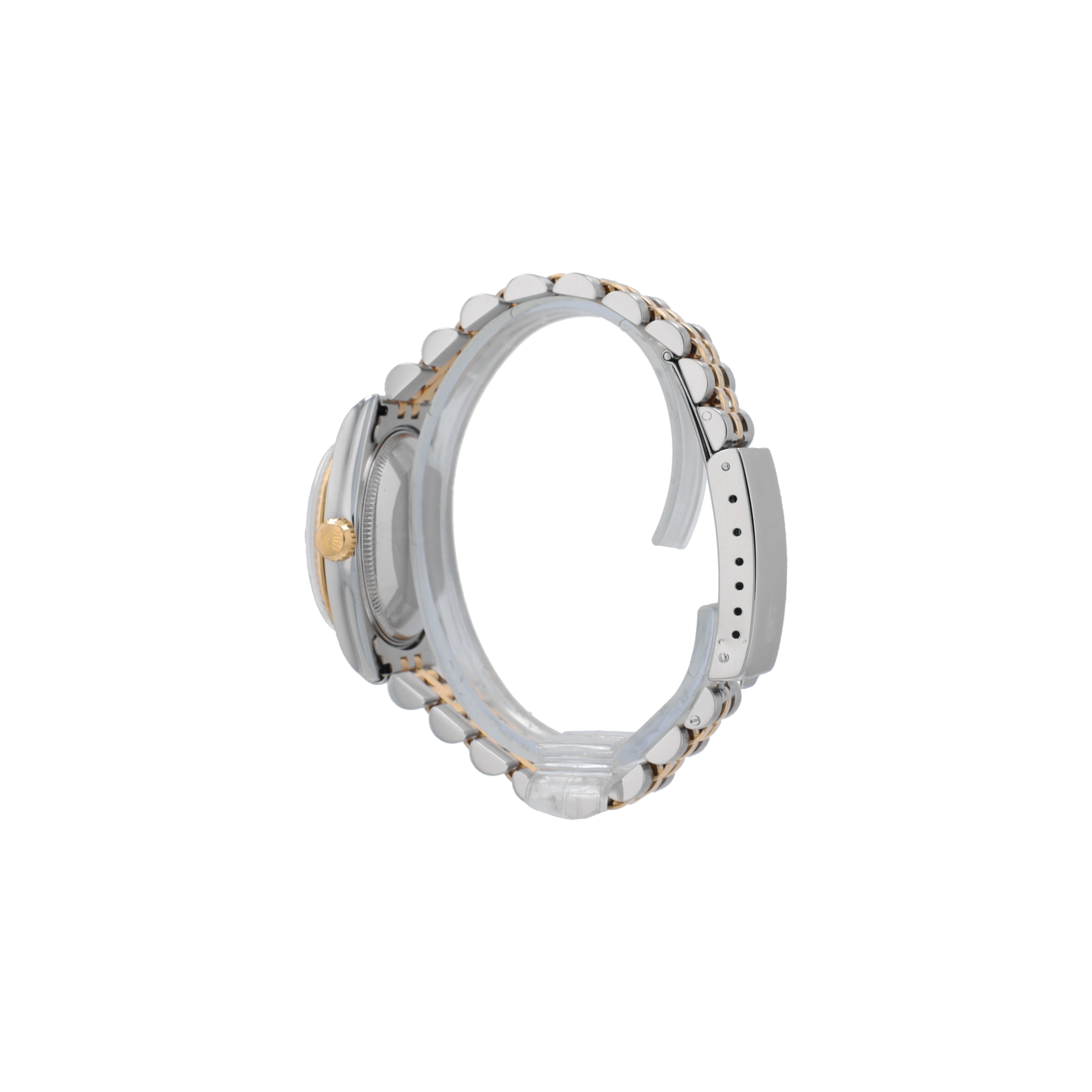 Rolex Datejust  68273 31mm Champagne Diamonds Dial Fluted Bezel Jubilee Band - Luxuriant Concierge