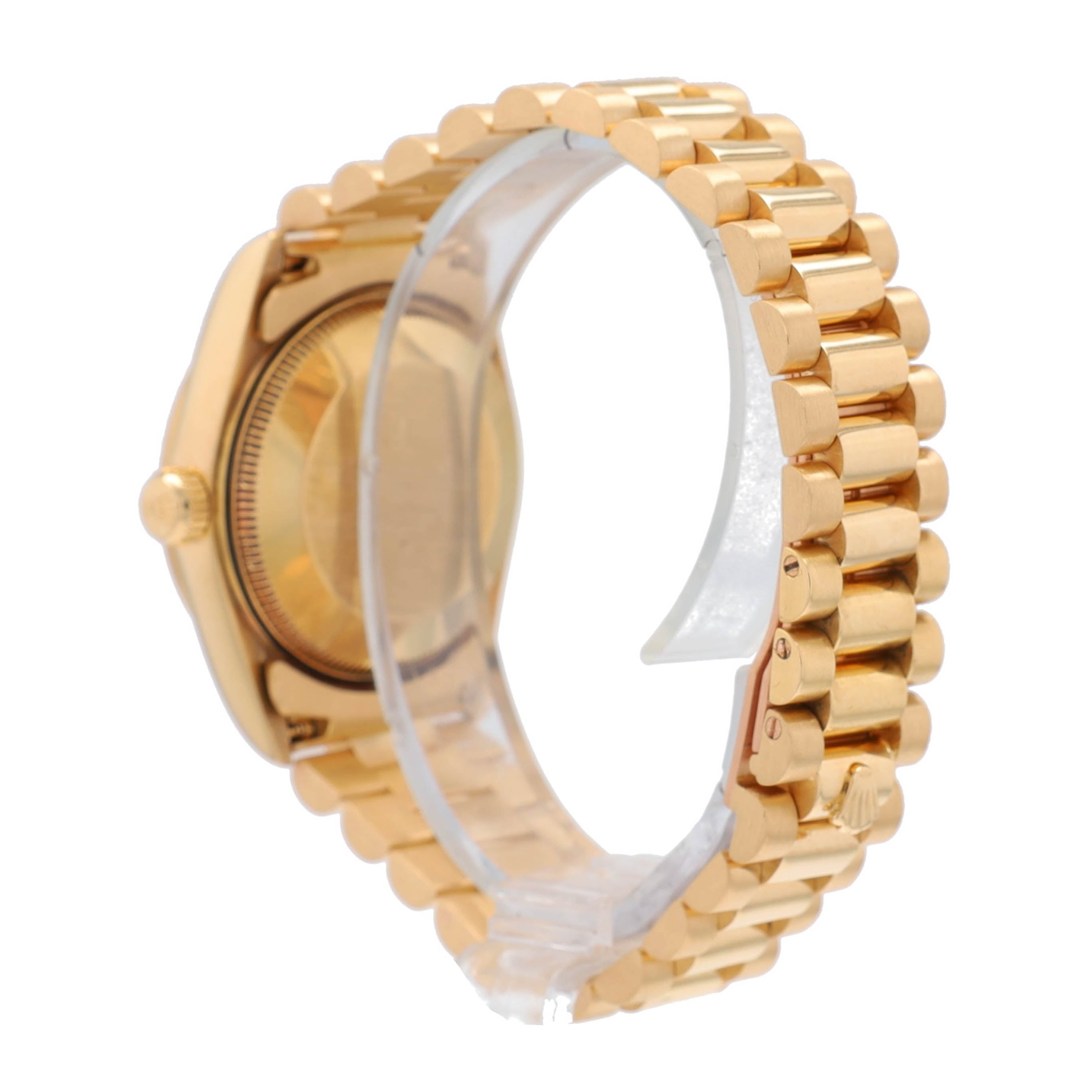 Rolex Datejust 68278 31mm White Roman Numeral Dial Fluted Bezel President Band - Luxuriant Concierge