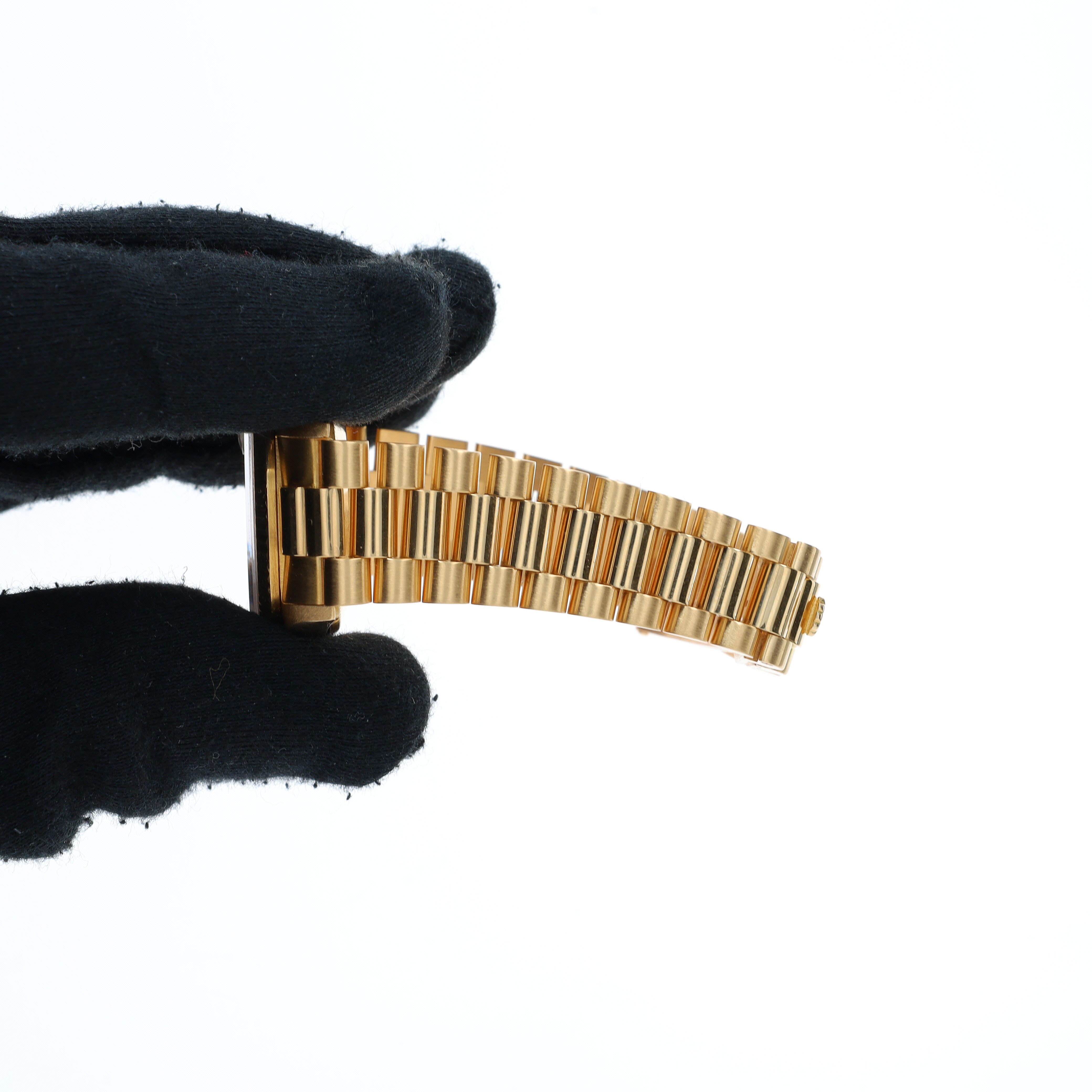 Rolex Datejust 68278 31mm Champagne Diamonds Dial Fluted Bezel President Band - Luxuriant Concierge